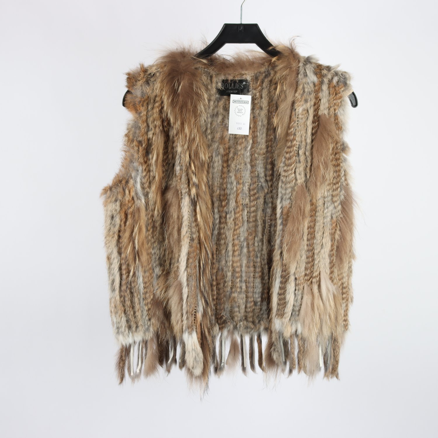 Pälsväst, Hollies brun, stl. L
