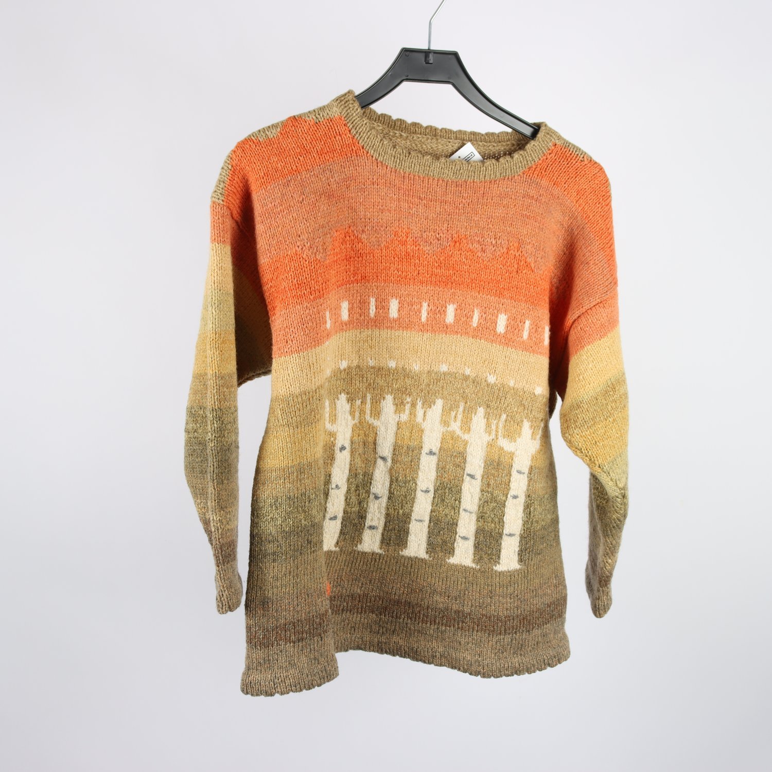 Hemstickad tröja, flerfärgad, stl. (M)