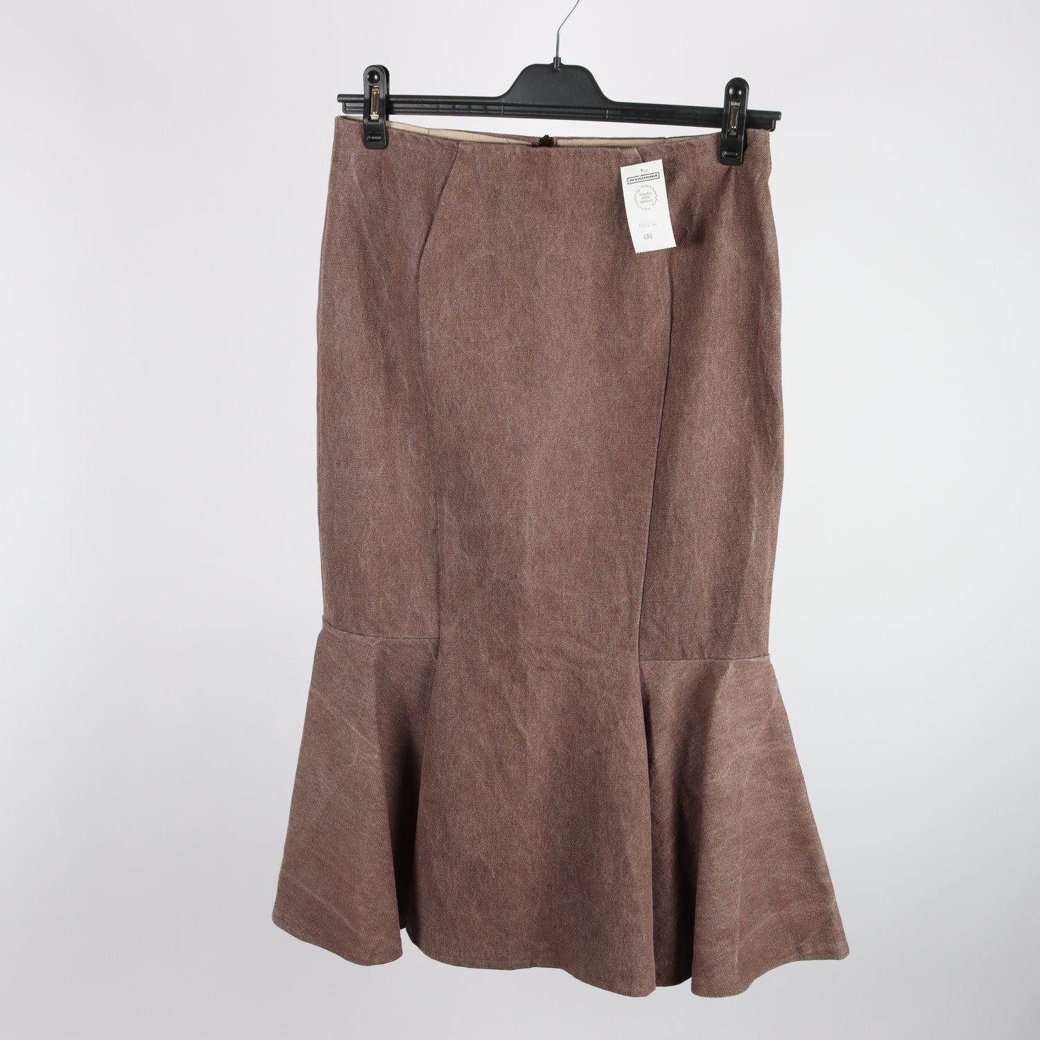 Jeanskjol, Okänt, brun, stl. (S)