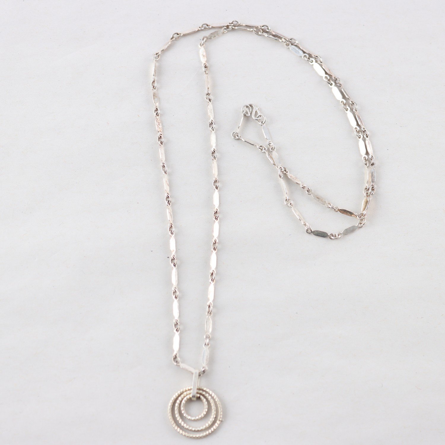 Halsband & Hänge, Silver, Vikt: 12g