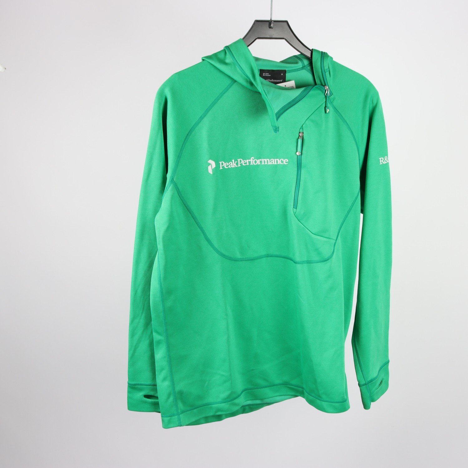 Sporttröja, PeakPerformance, grön, stl. M