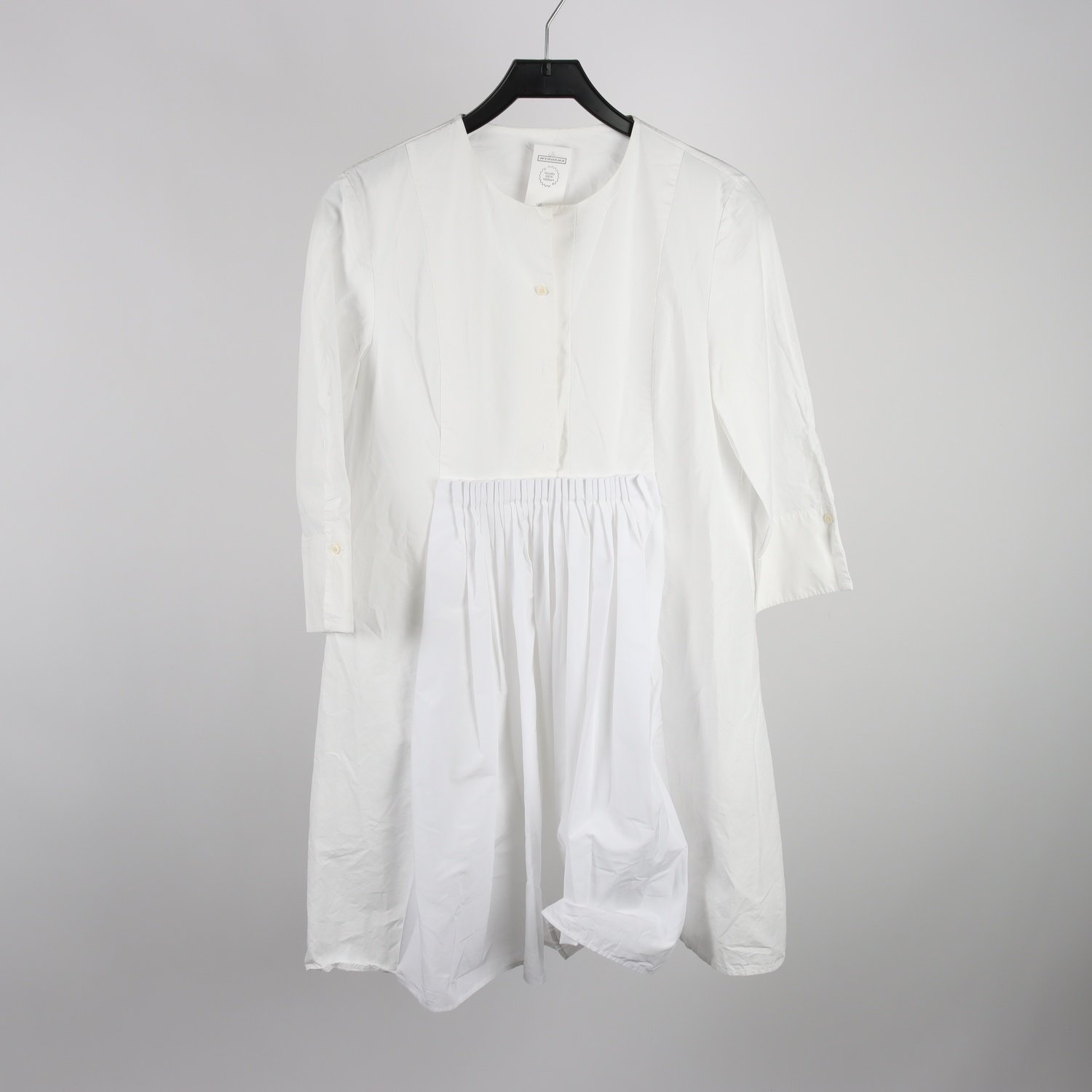 Klänning, COS, vit, stl. ca S/M