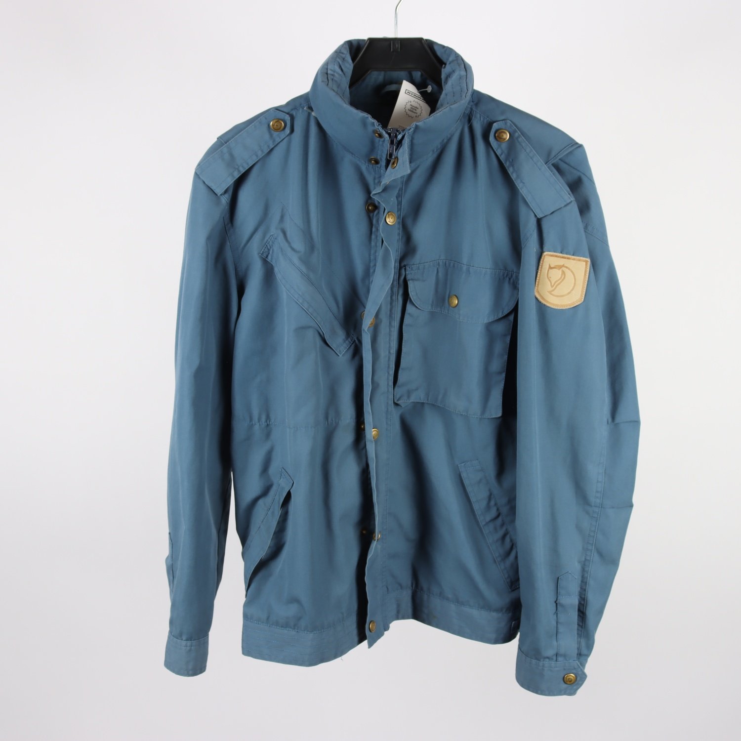 Friluftsjacka, Fjällräven vintage, blå, Stl. 40