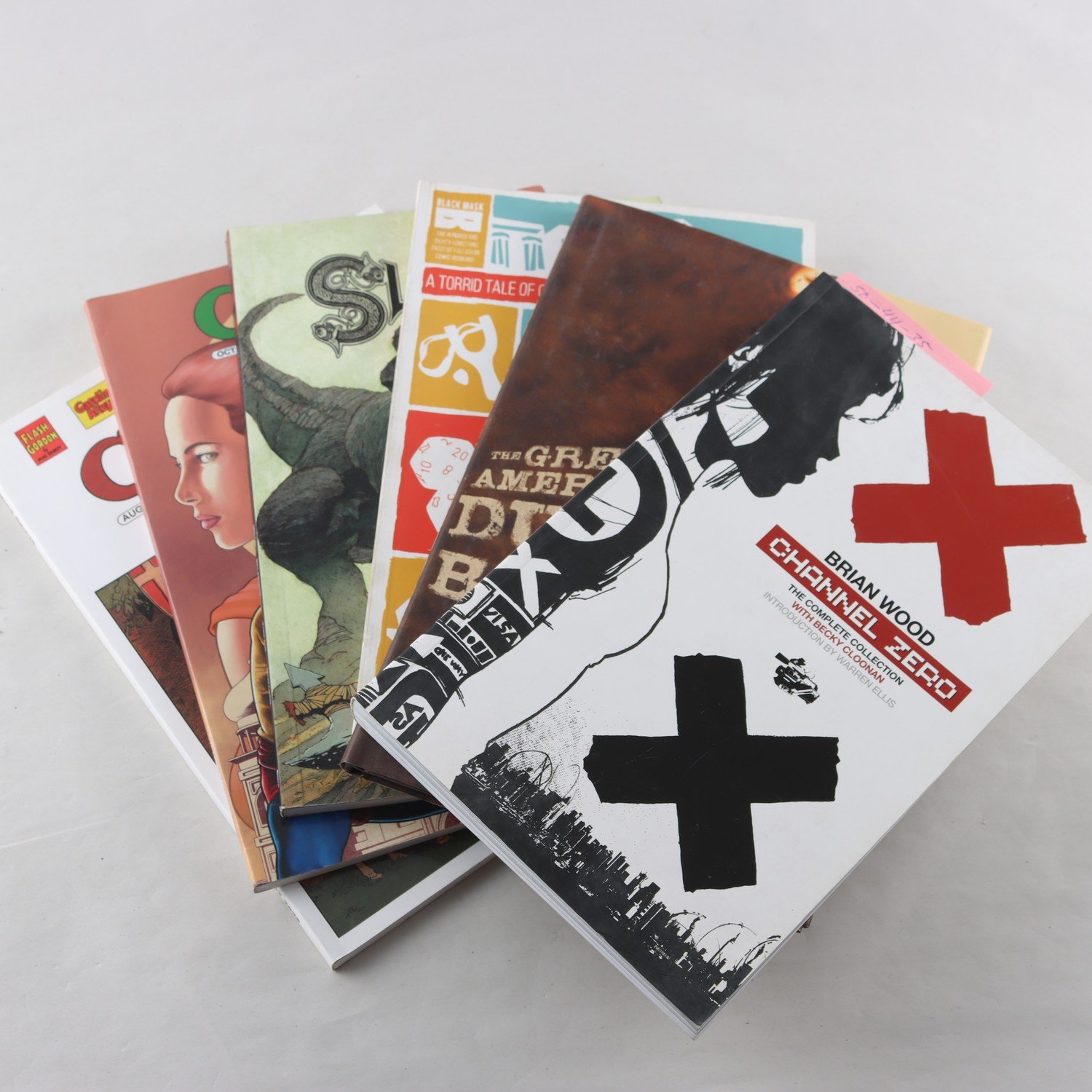 Amerikanska serier, olika förlag, paket med 6 volymer