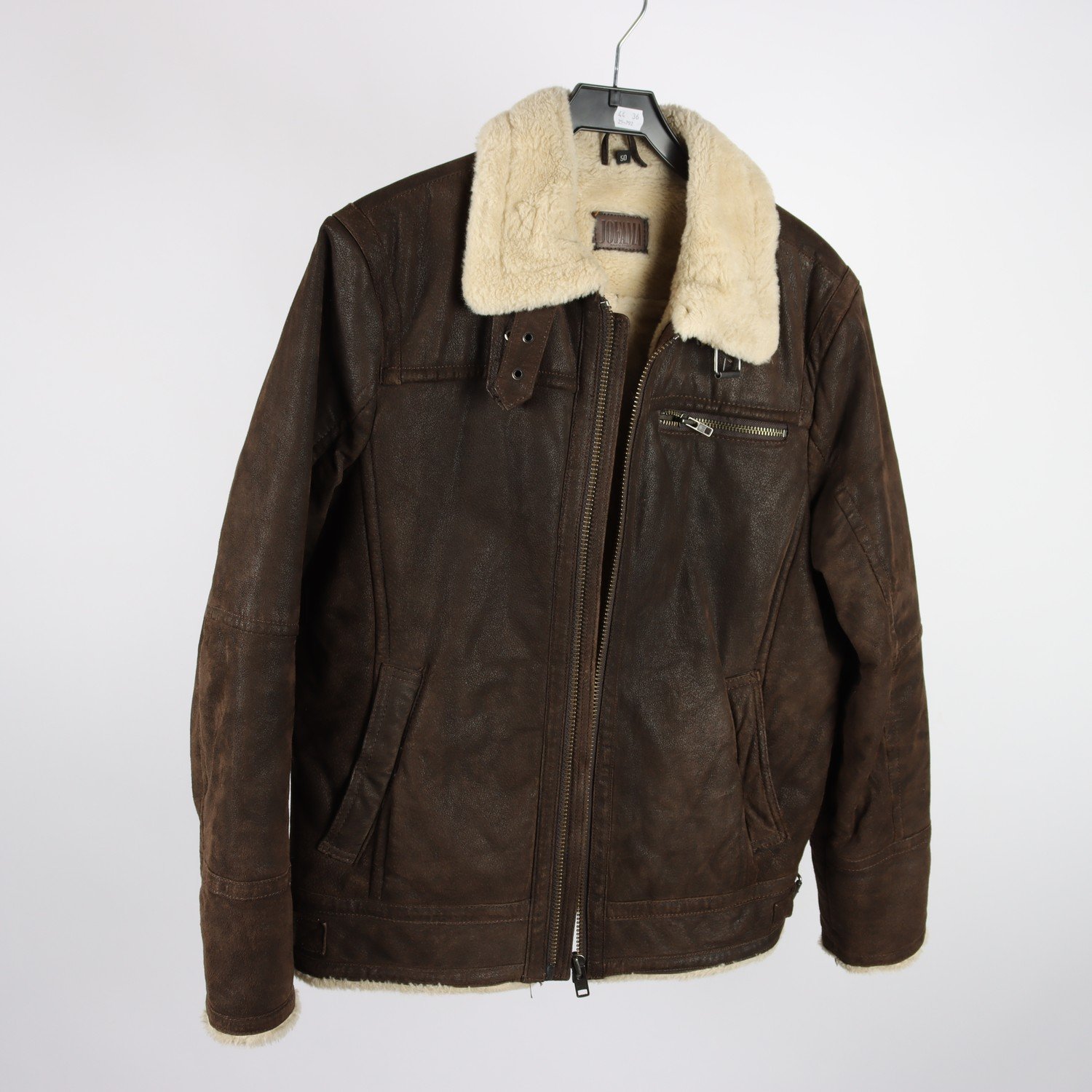 Mockajacka, Jofama, 100% läder, stl. 50