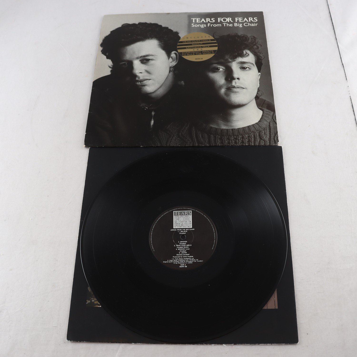 LP Tears For Fears, Songs From The Big Chair