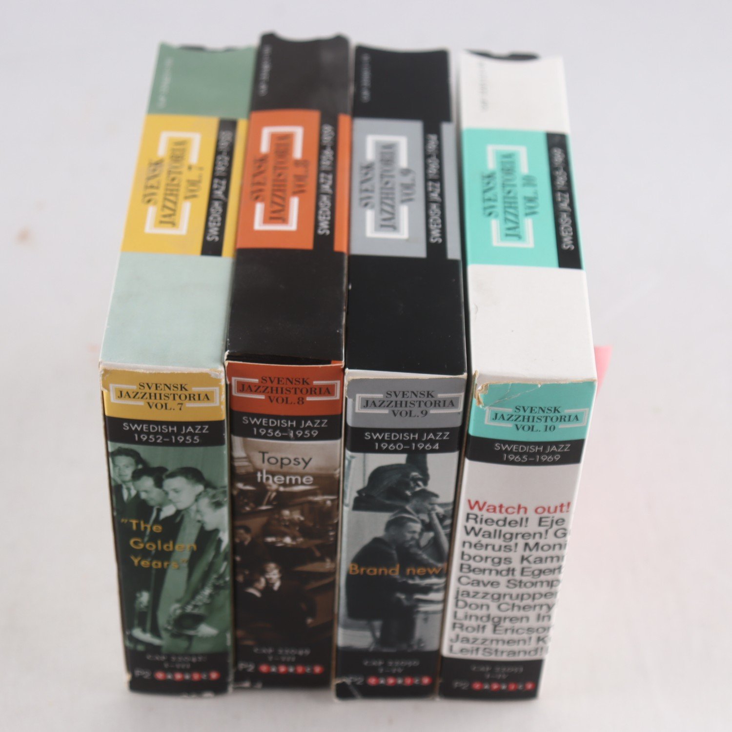CD Svensk Jazzhistoria vol 7-10