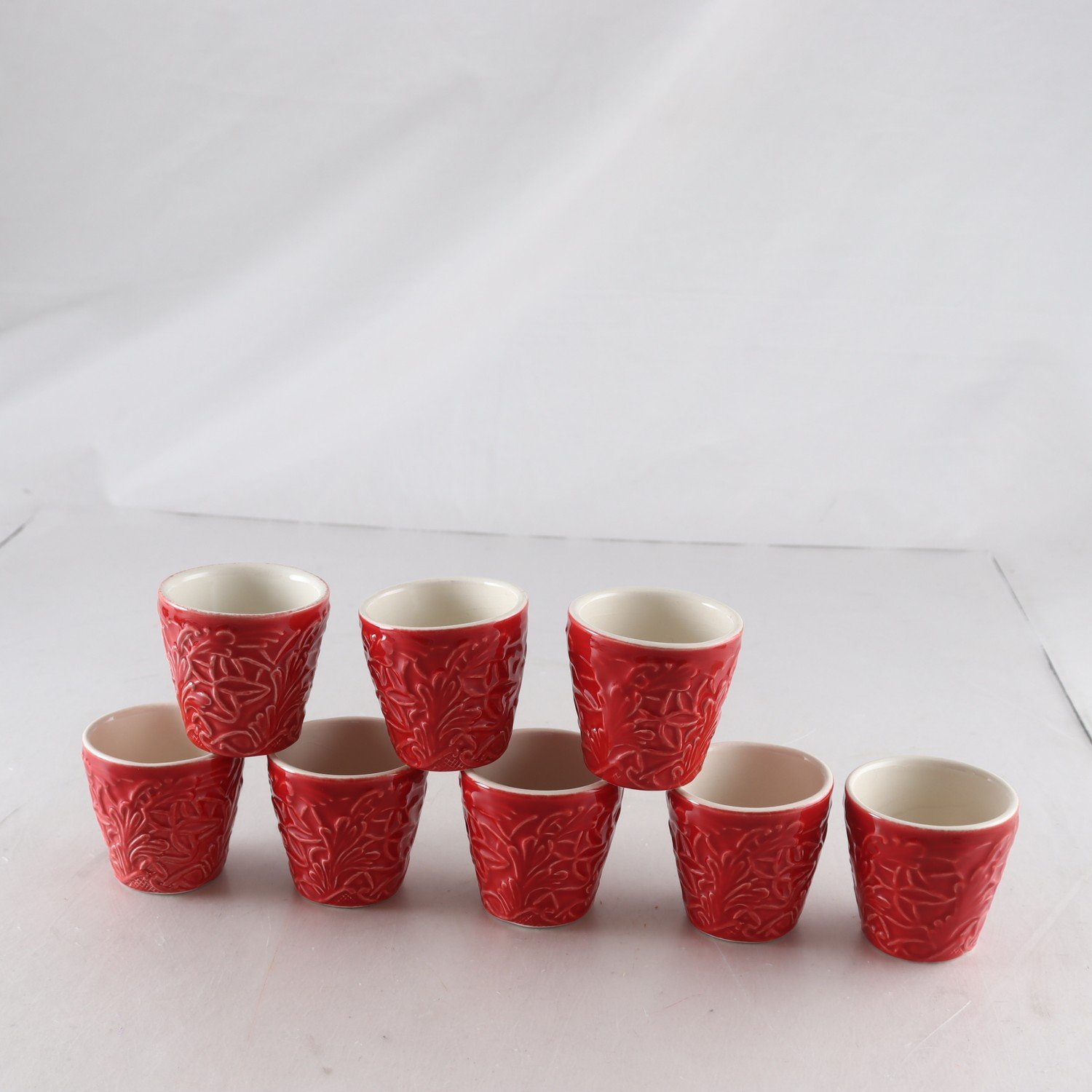 Glöggkoppar, porslin, Mateus, 8 st