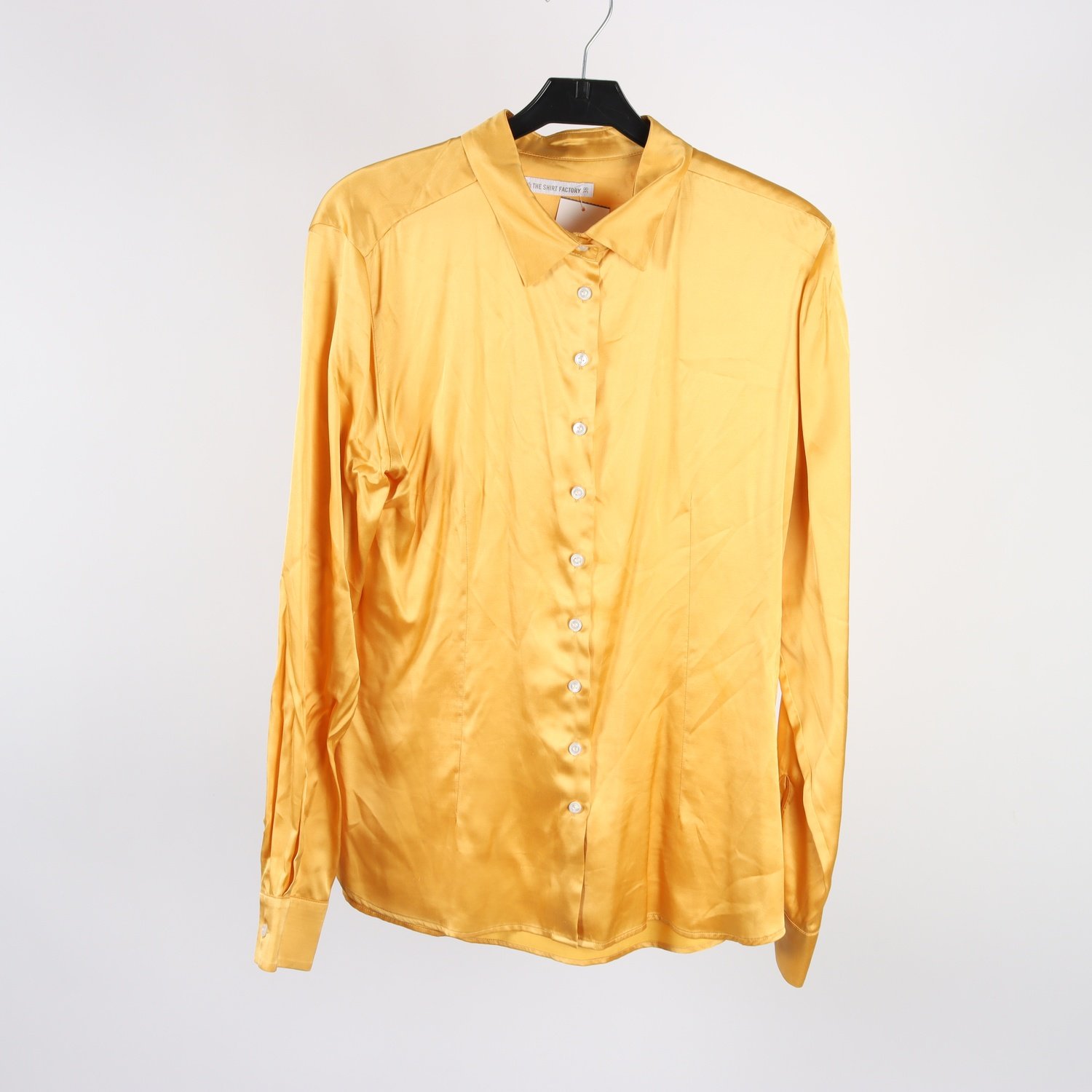 Skjorta, The shirt factory, gul, stl. 38