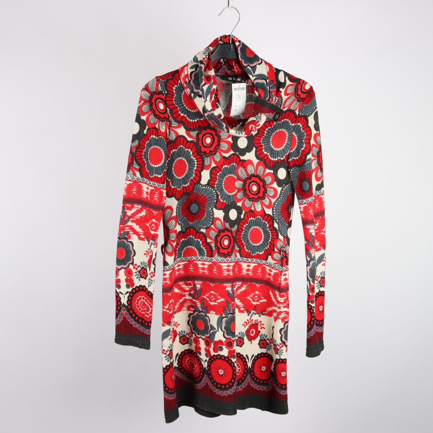 Klänning, Uuu, flerfärgad, blommig, stl. 36