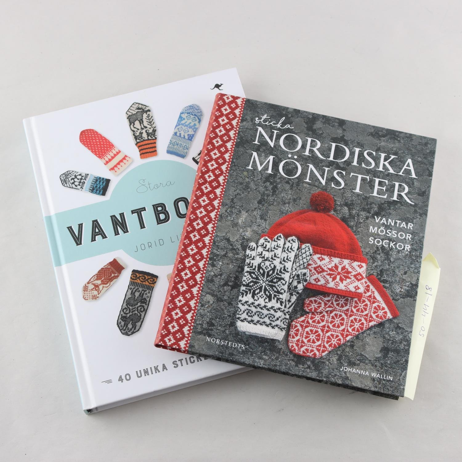 Stickning, bokpaket: Sticka Nordiska mönster & Stora vantboken
