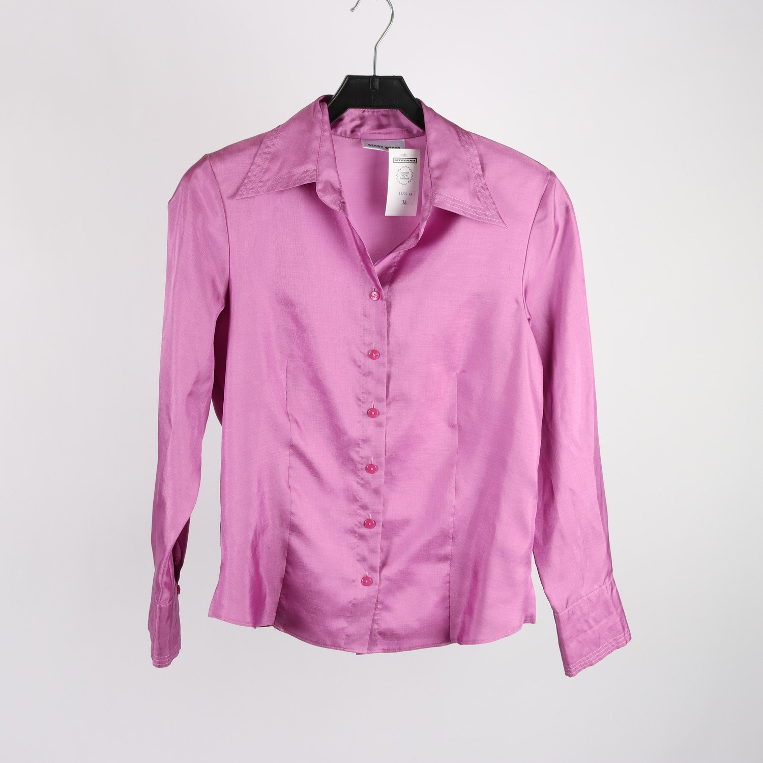 Skjortblus, Gerry Weber, rosa, axelvaddar, stl. 36