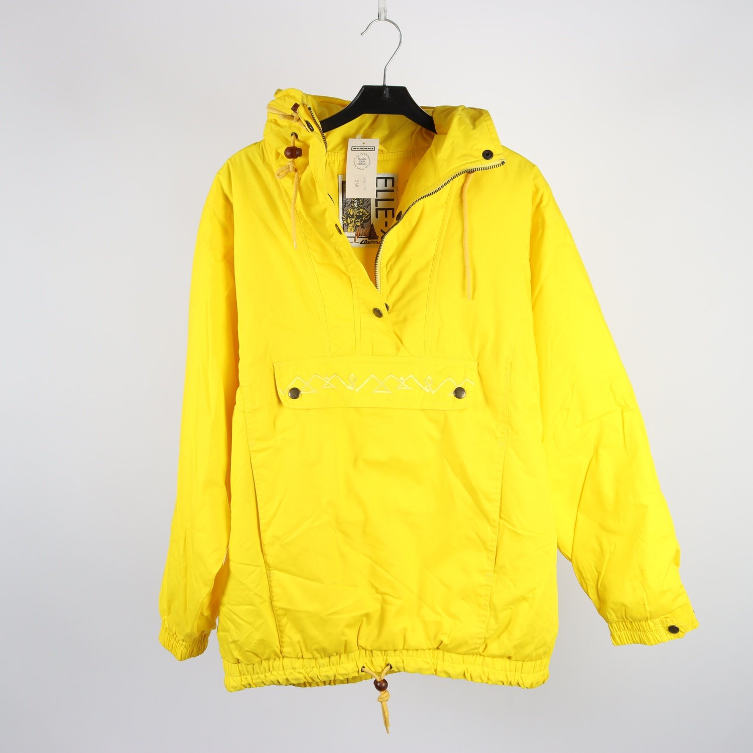 Anorak, Lindex, gul, retro, stl. 38