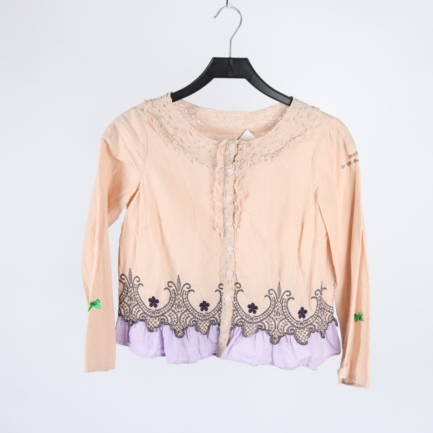 Blus, Odd Molly, beige, lila, stl. 1 (S)