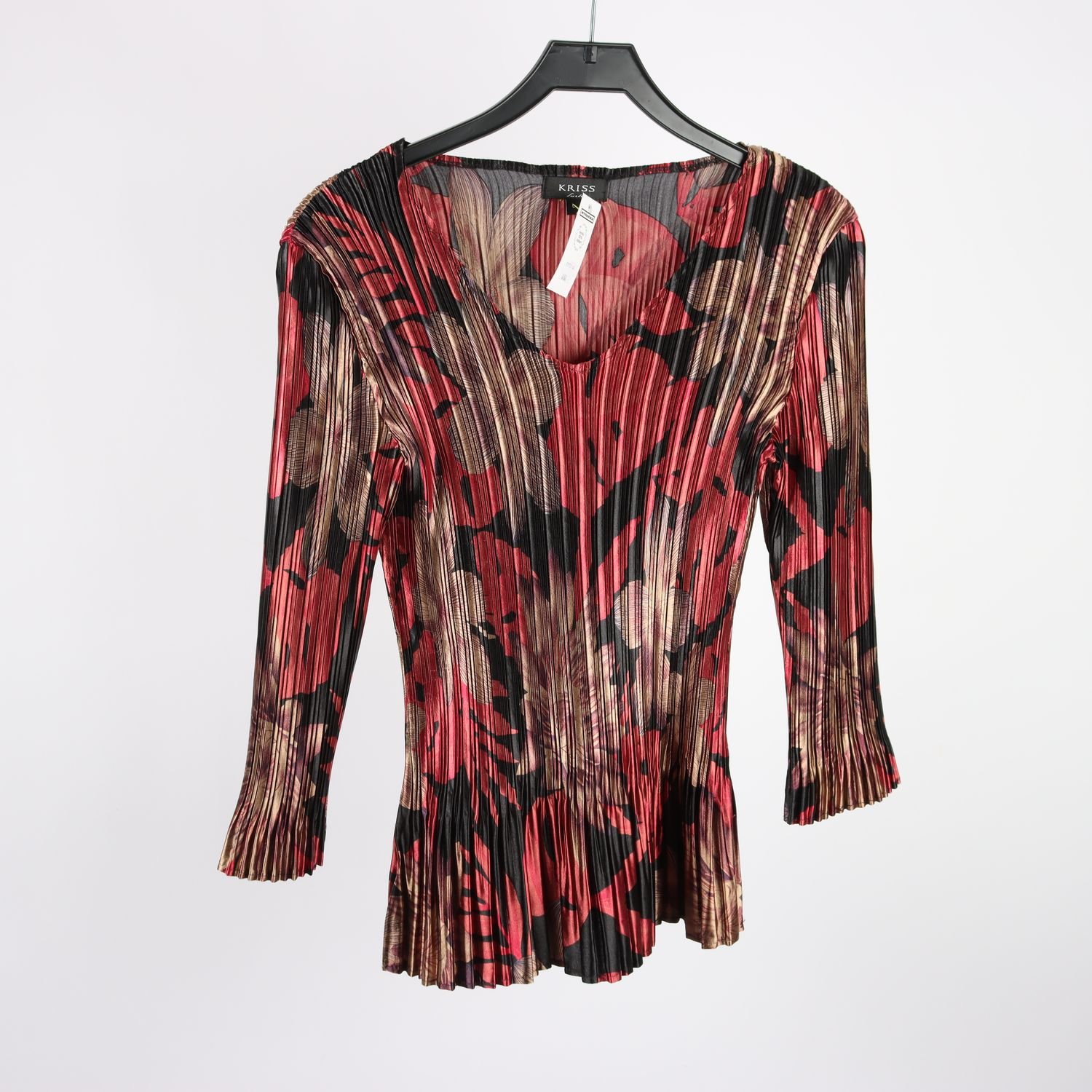 Blus, Kriss, flerfärgad, mönstrad, stl. L
