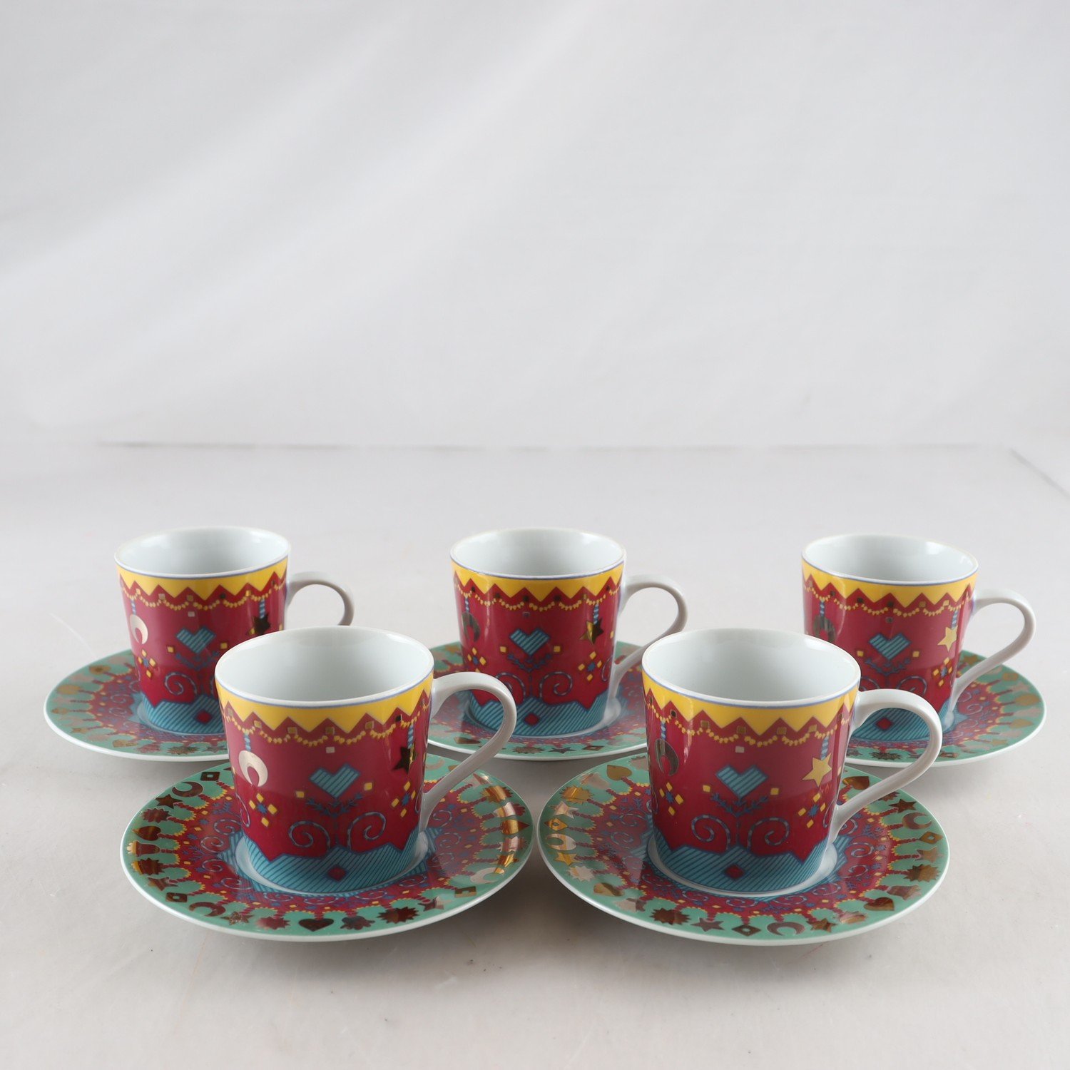 Kaffekoppar med fat, Genevieve Lethu, tzigane, Paris