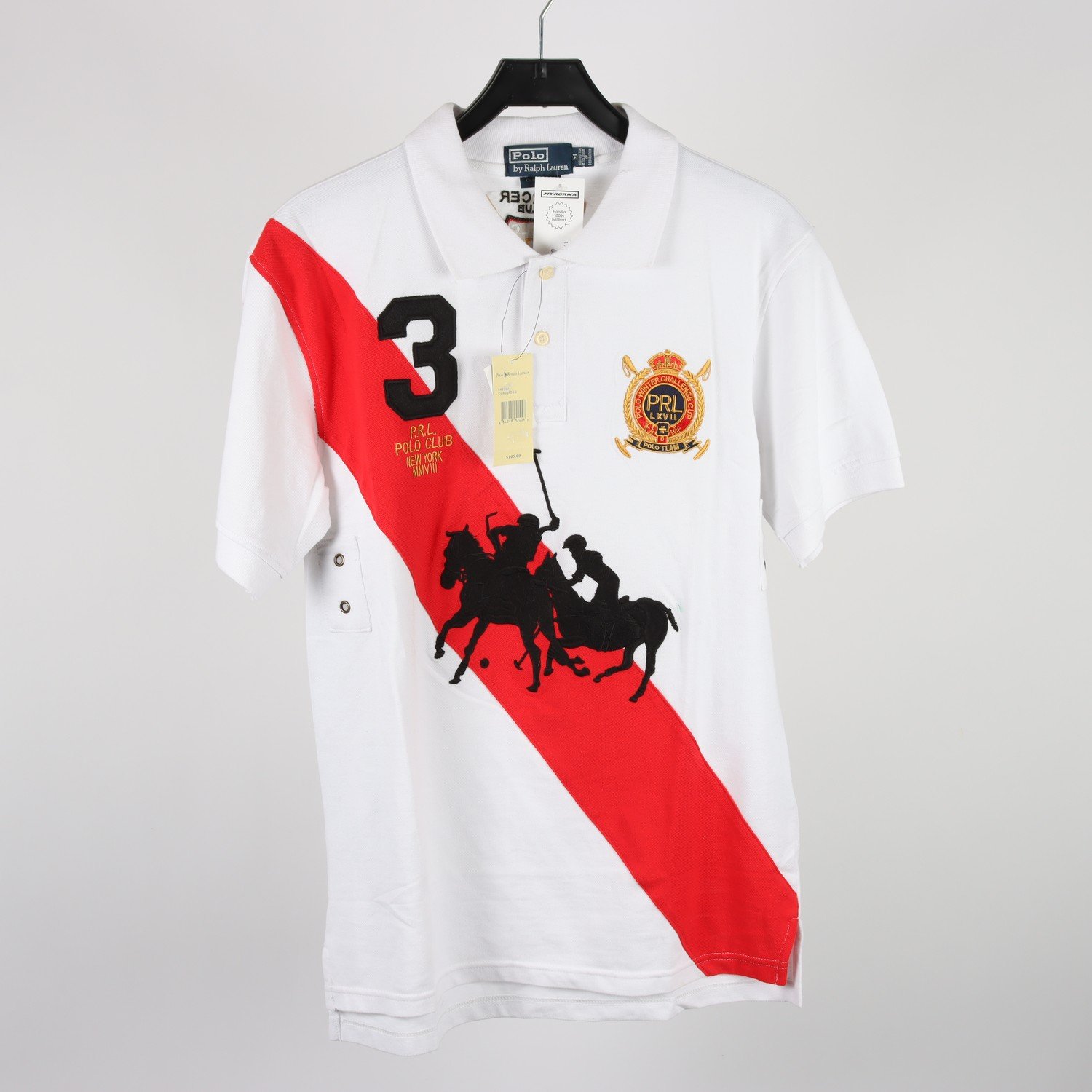 Pikètröja, Polo Ralph Lauren, vit, stl. M