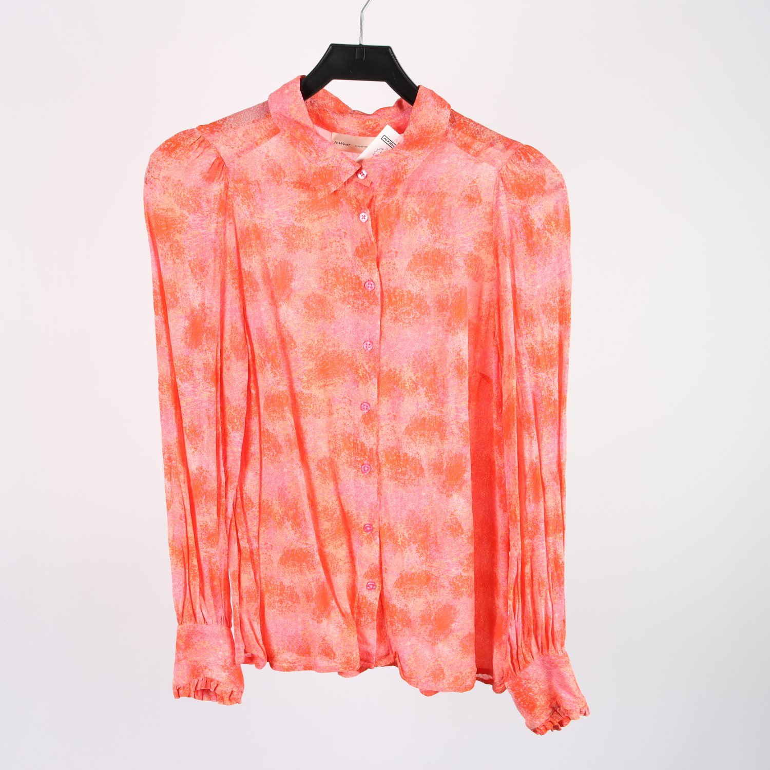 Skjortblus, InWear, rosa, mönstrad, stl. 42