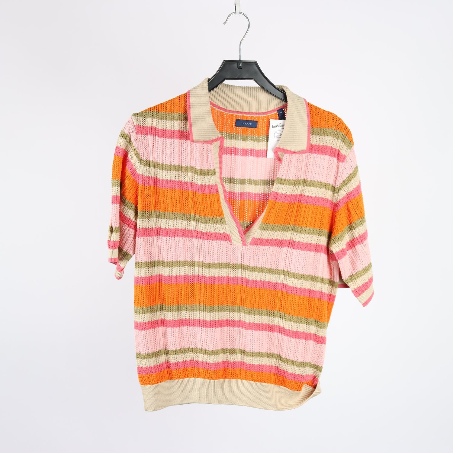Stickad tröja, Gant, randig, stl. M