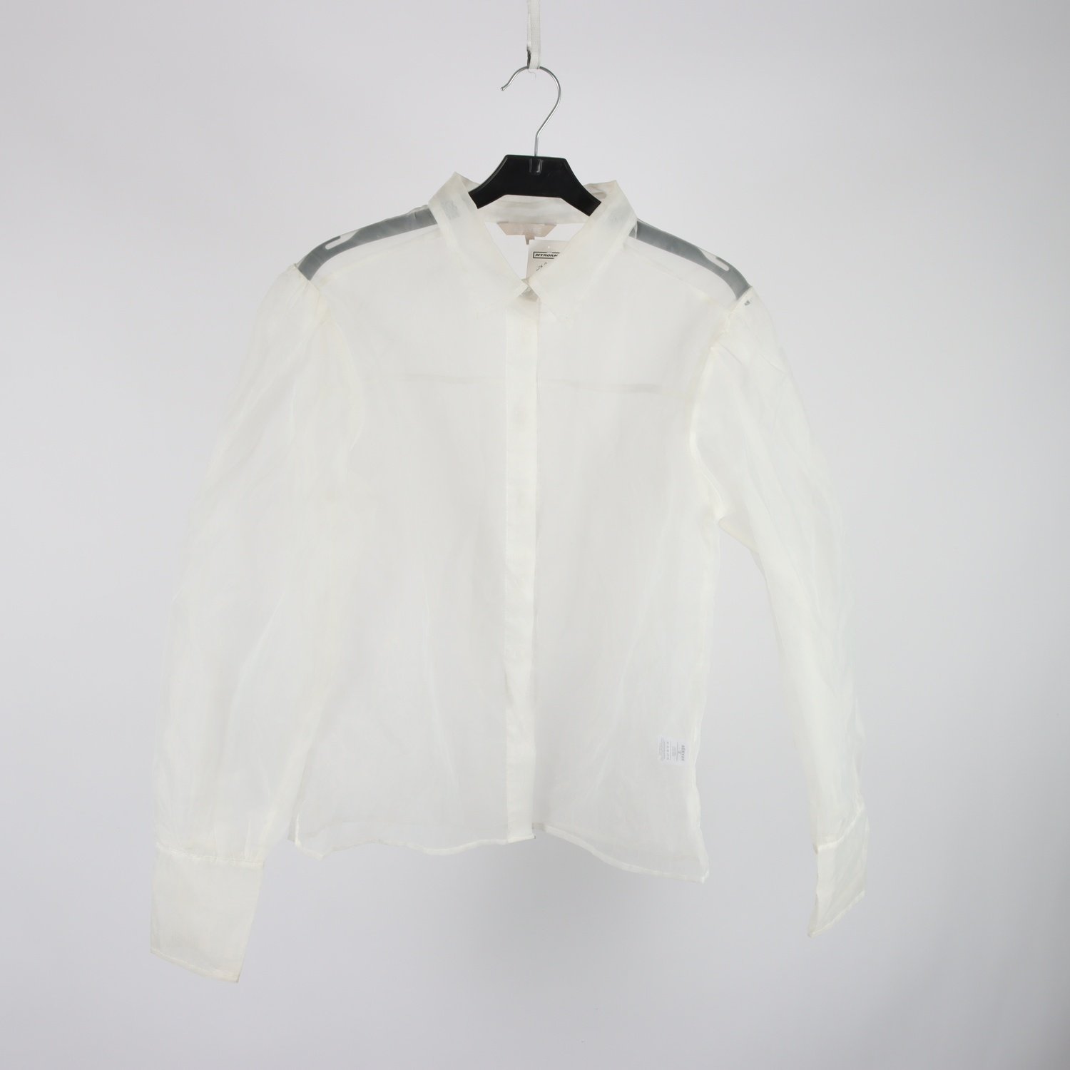 Blus, Aéryne, vit, stl. M