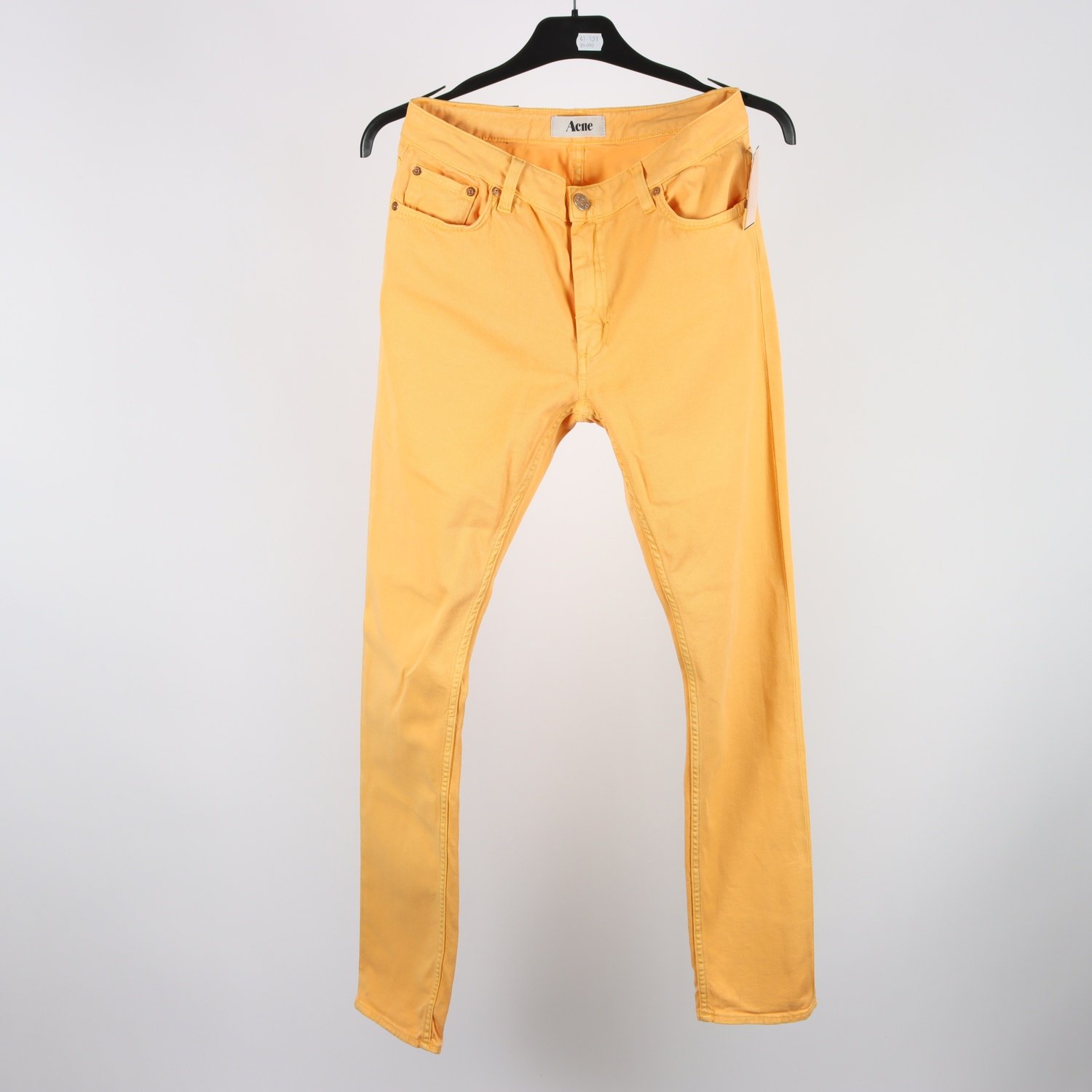 Jeans, Acne, gul, stl. W28 L30