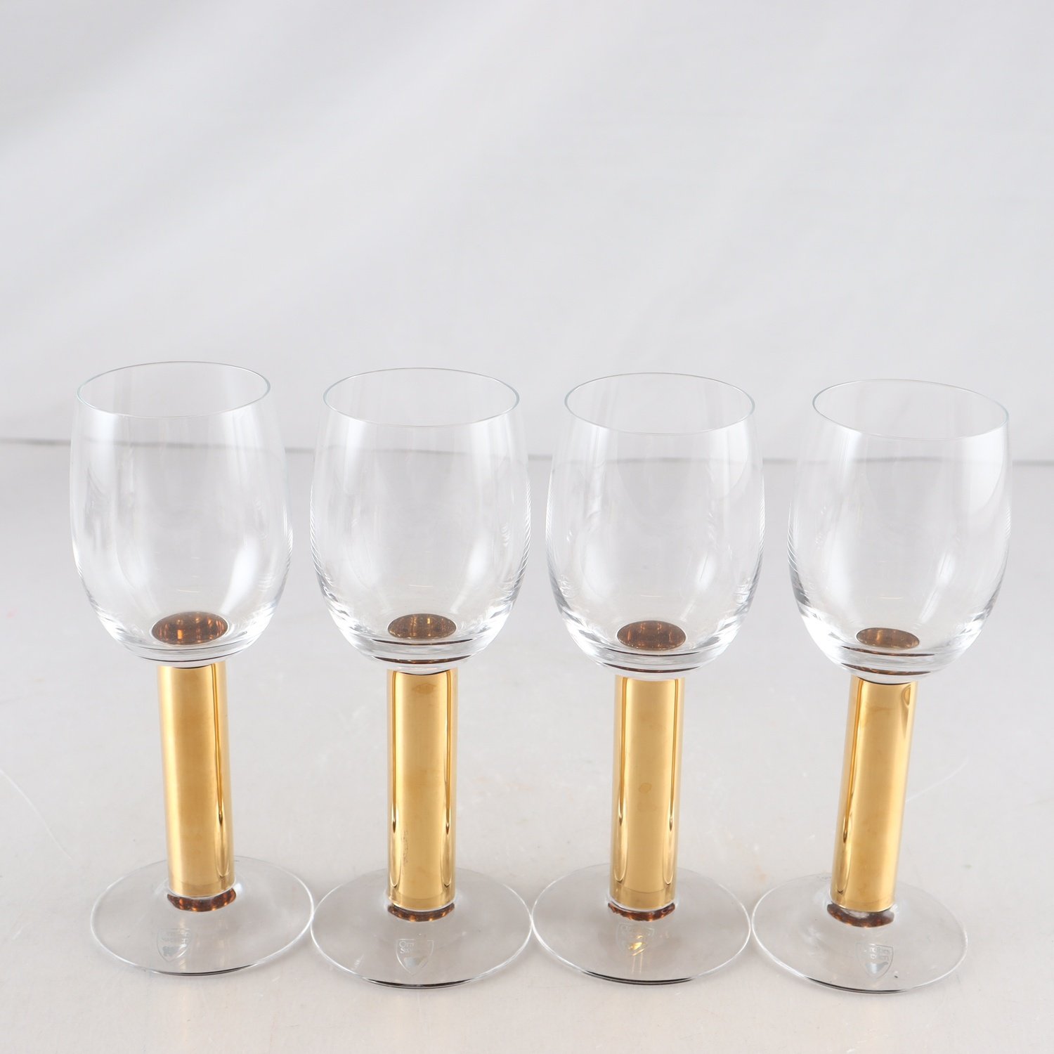 Vinglas, ”Nobel”, Gunnar Cyrén, Orrefors, 4 st. Samfraktas ej