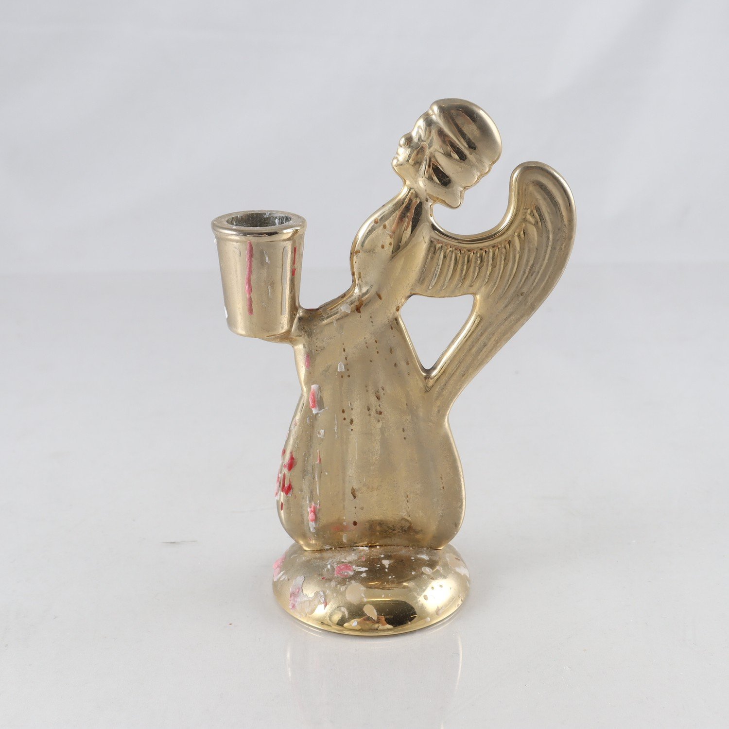 Ljusstake, skyddsängel, stor, Skultuna