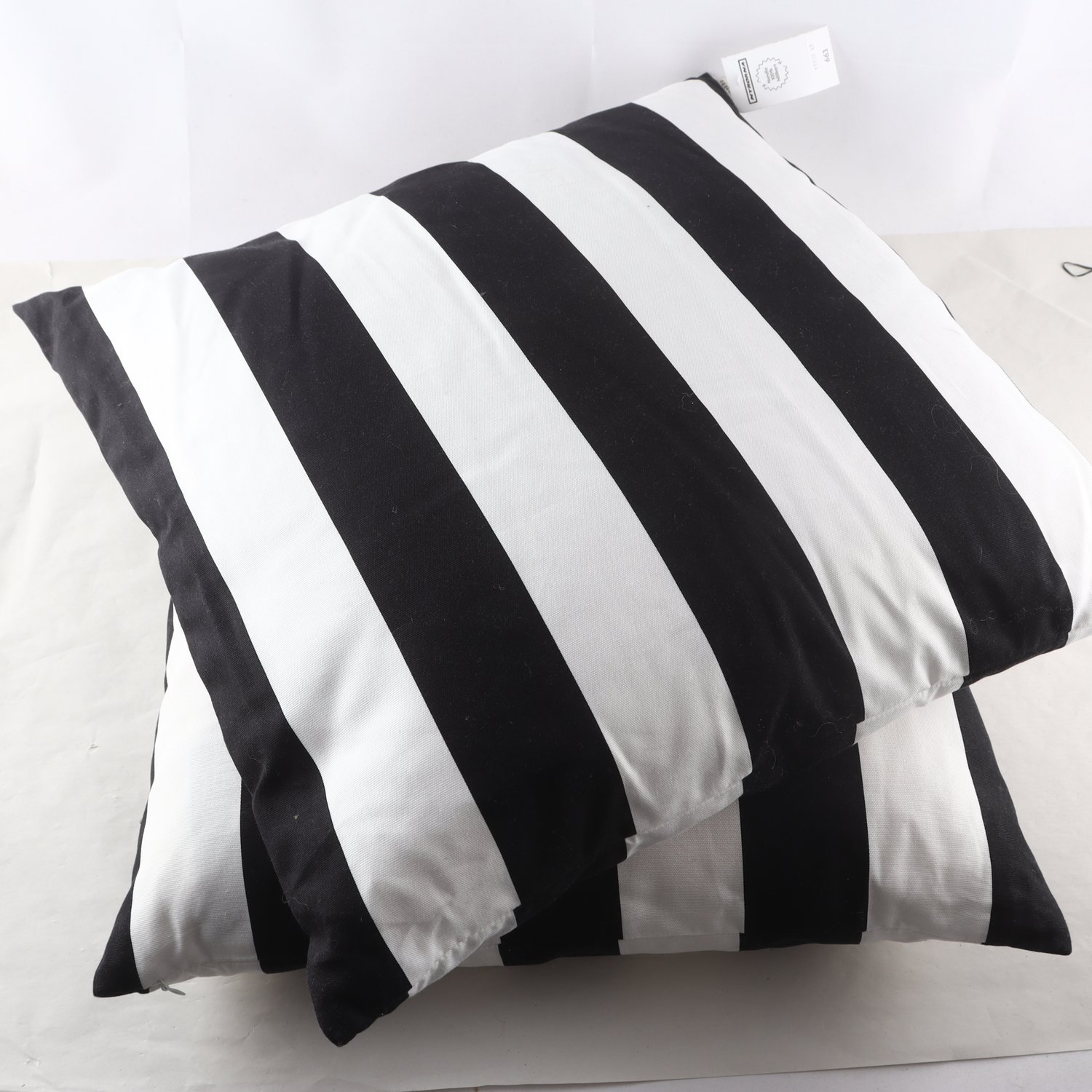 Kudde, 2-pack, Marimekko, svart, vit, stl. ca 50 x 50 cm