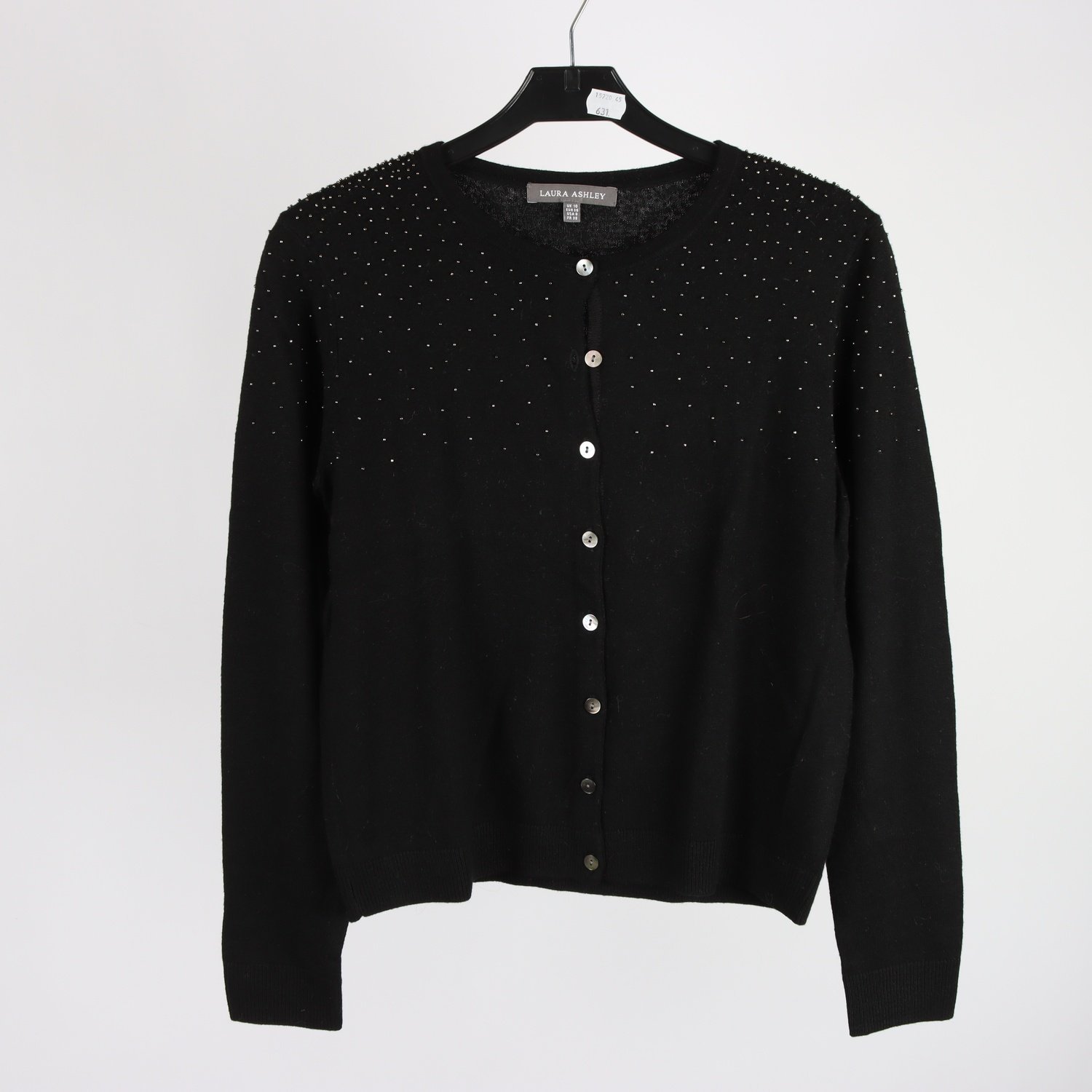 Kofta, Laura Ashley, svart, stl. 36