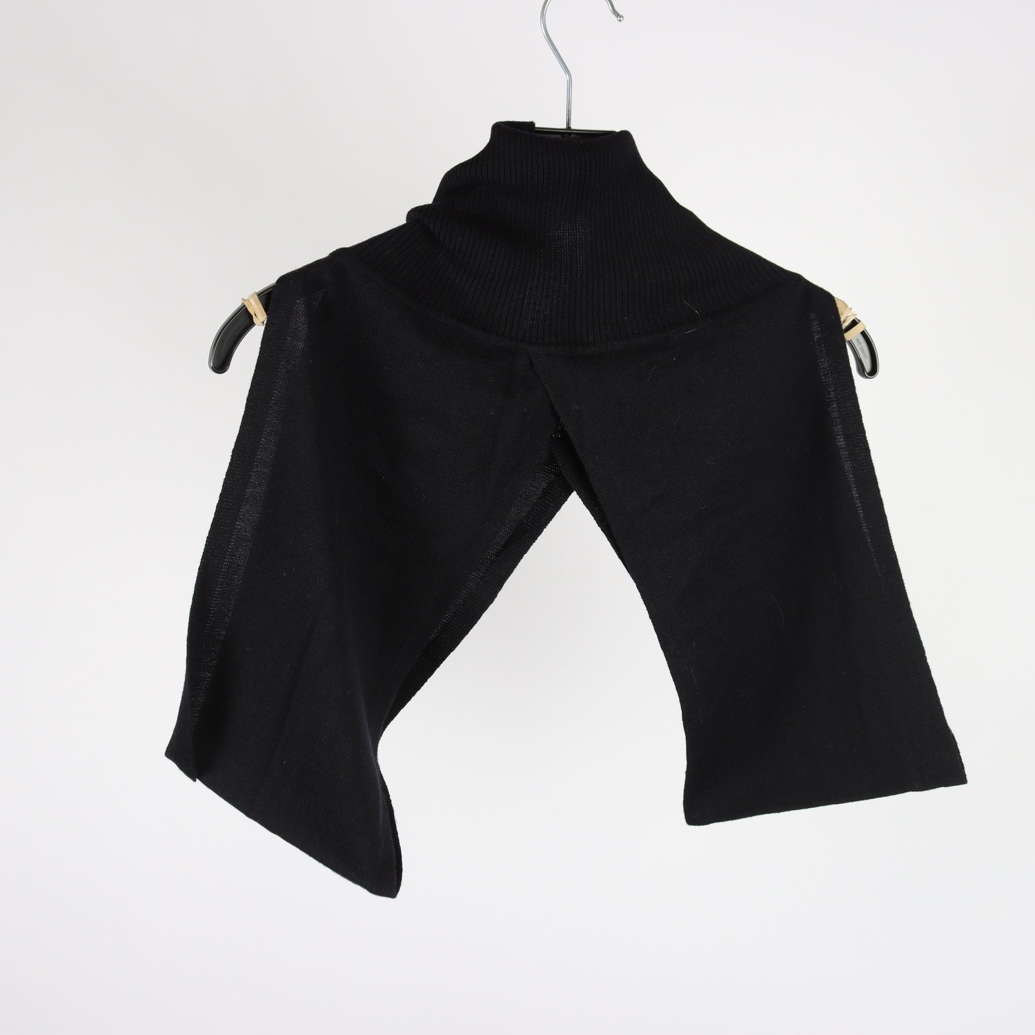 Väst, Crisca, svart, 100% ull, stl. 38