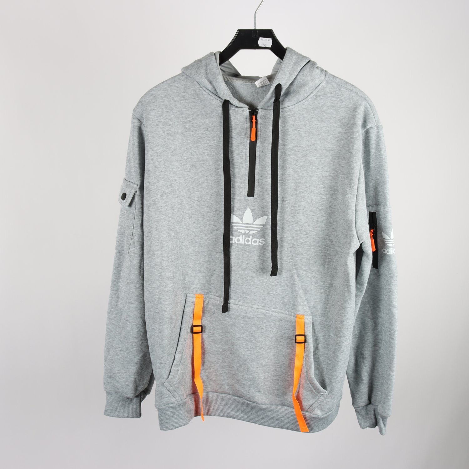 Hoodie, Adidas, grå, stl. M