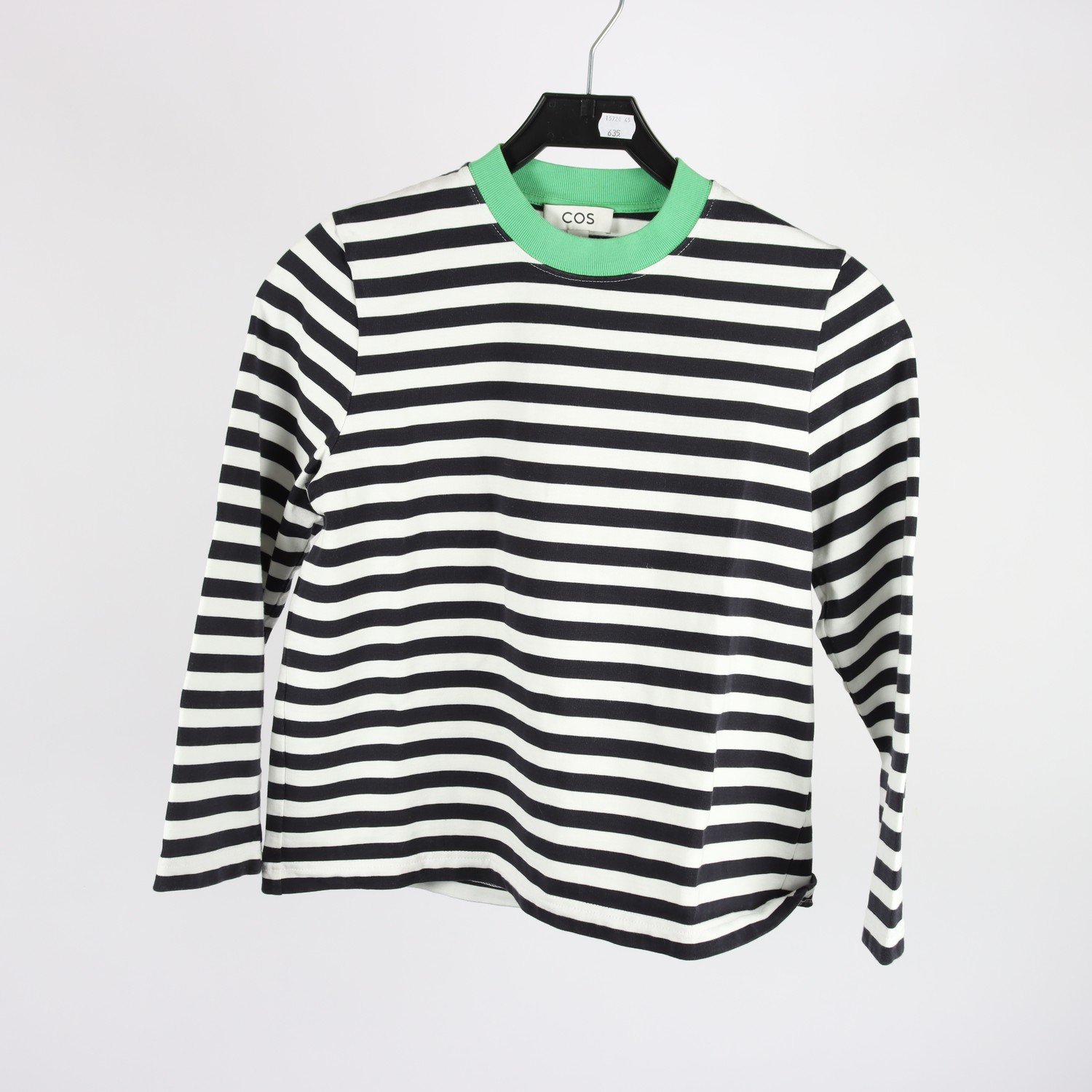 Tröja, COS, svart, vit, randig, stl. M