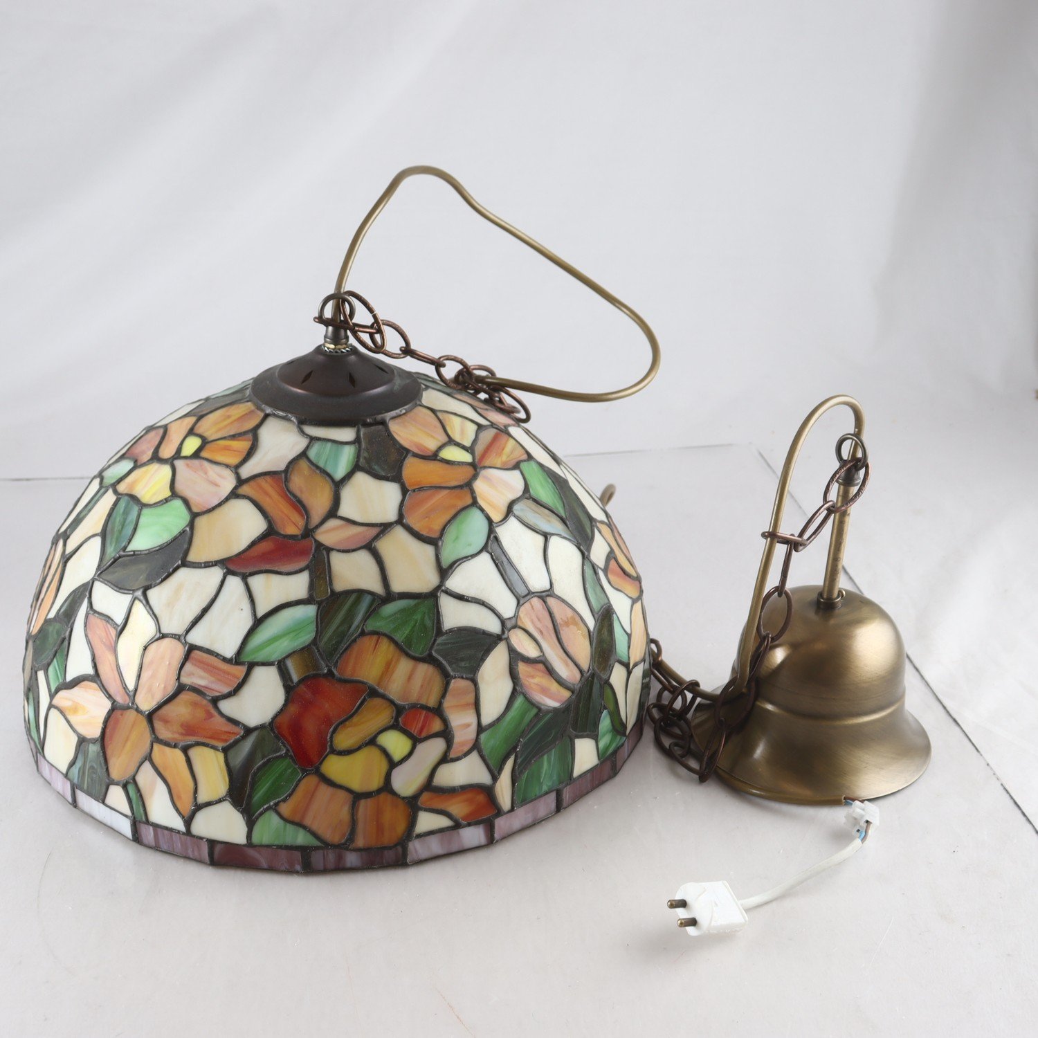 Taklampa, Tiffany Style. Endast avhämtning.