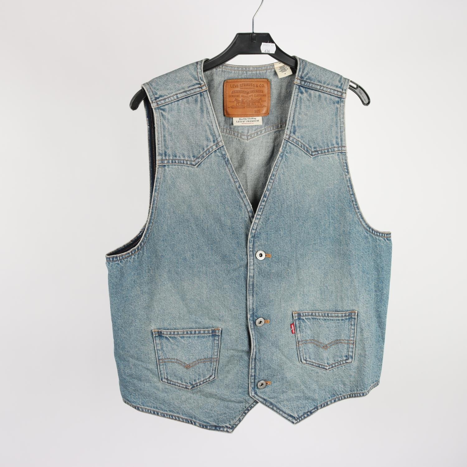 Jeansväst, Levi Strauss & Co, blå, stl. M