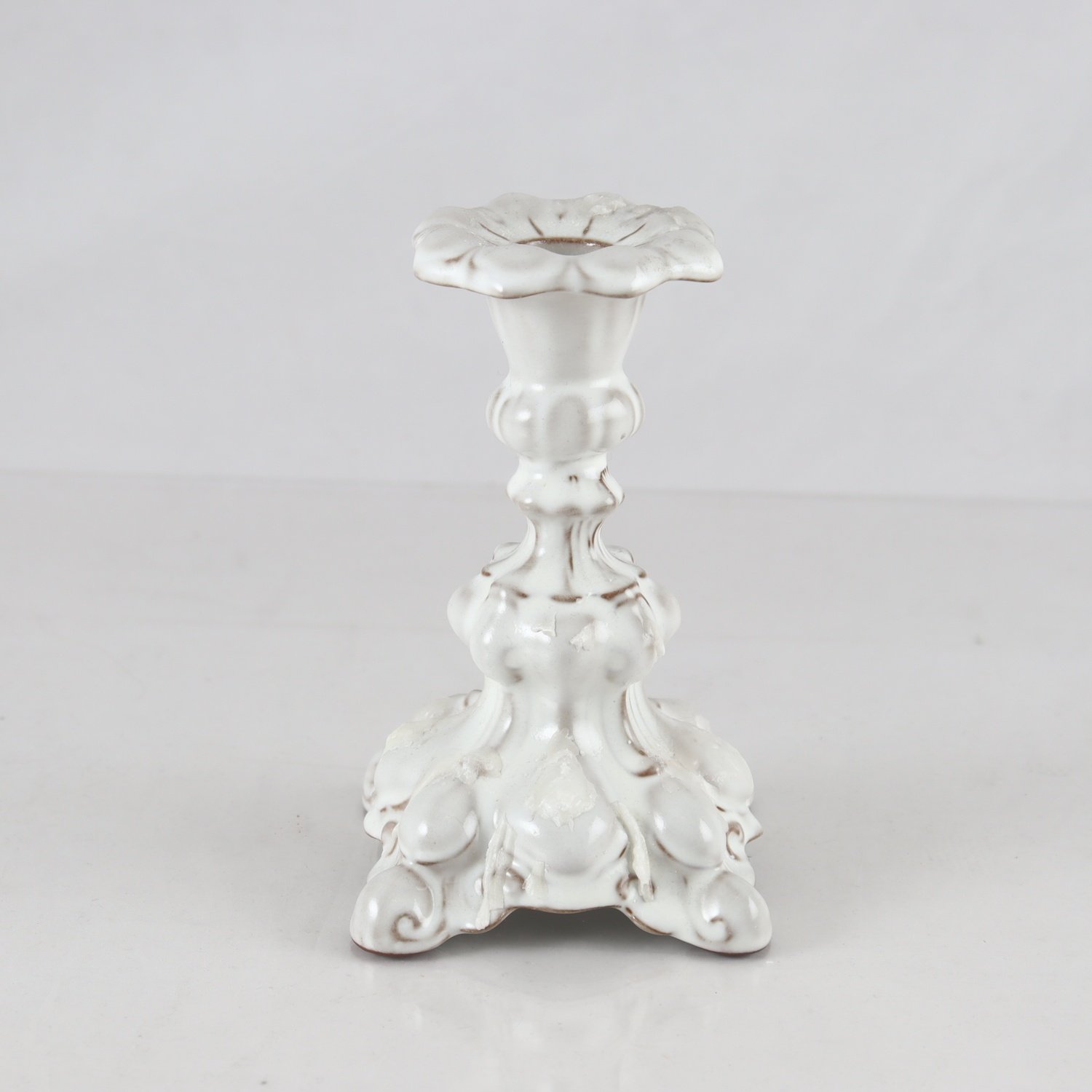 Ljusstake, glaserad keramik, Mikaela Willers, signerad