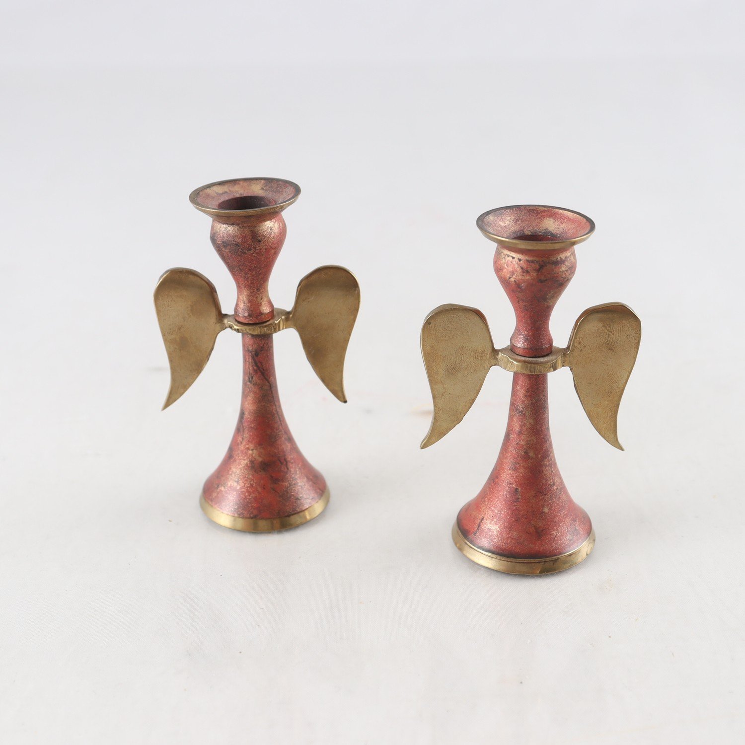 Ljusstakar, ”Änglar”, mässing, 2 st.