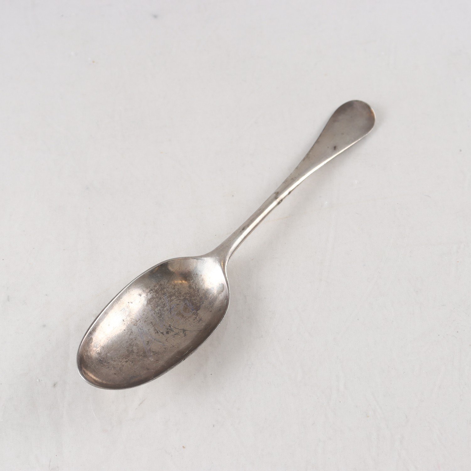 Soppsked, silver, Carl Petter Tellander, (1715-1778), Jönköping, år 1745