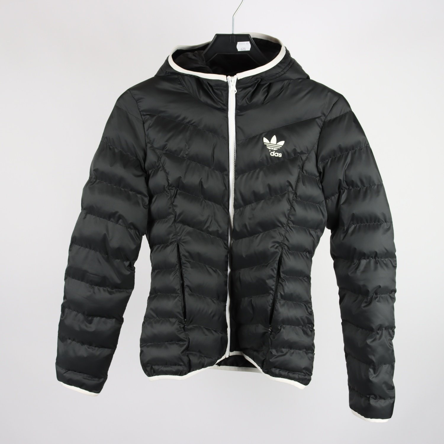 Jacka, Adidas, svart, stl. 34