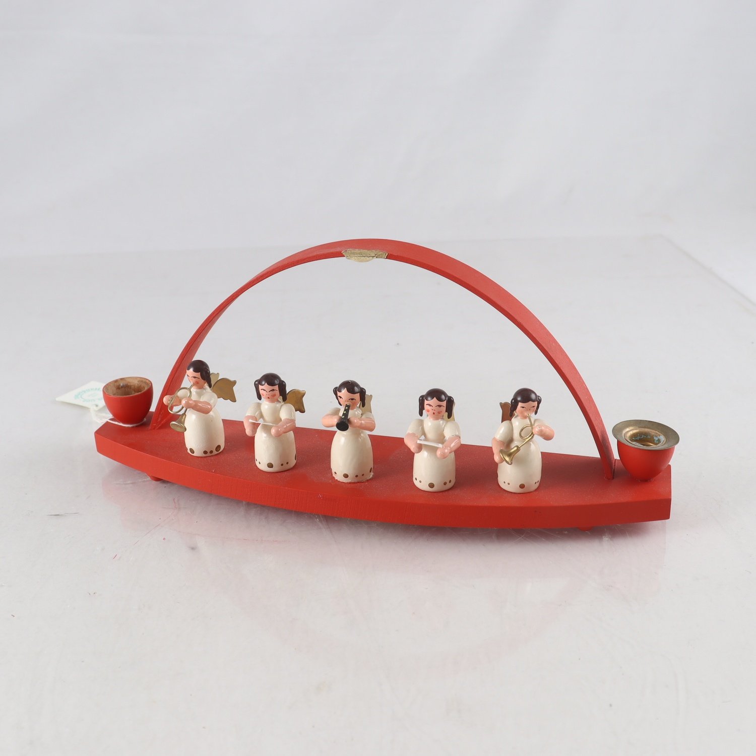 Ljusstake, ”Änglaorkester”, Erzgebirge, Richard Glässer, GDR.