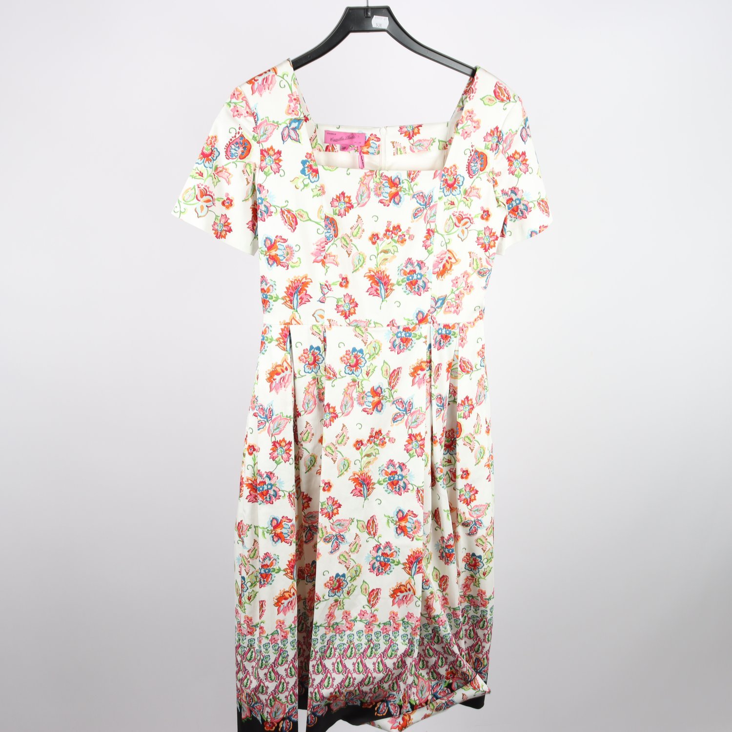 Klänning, Camilla Thulin, vit, mönstrad, stl. 38