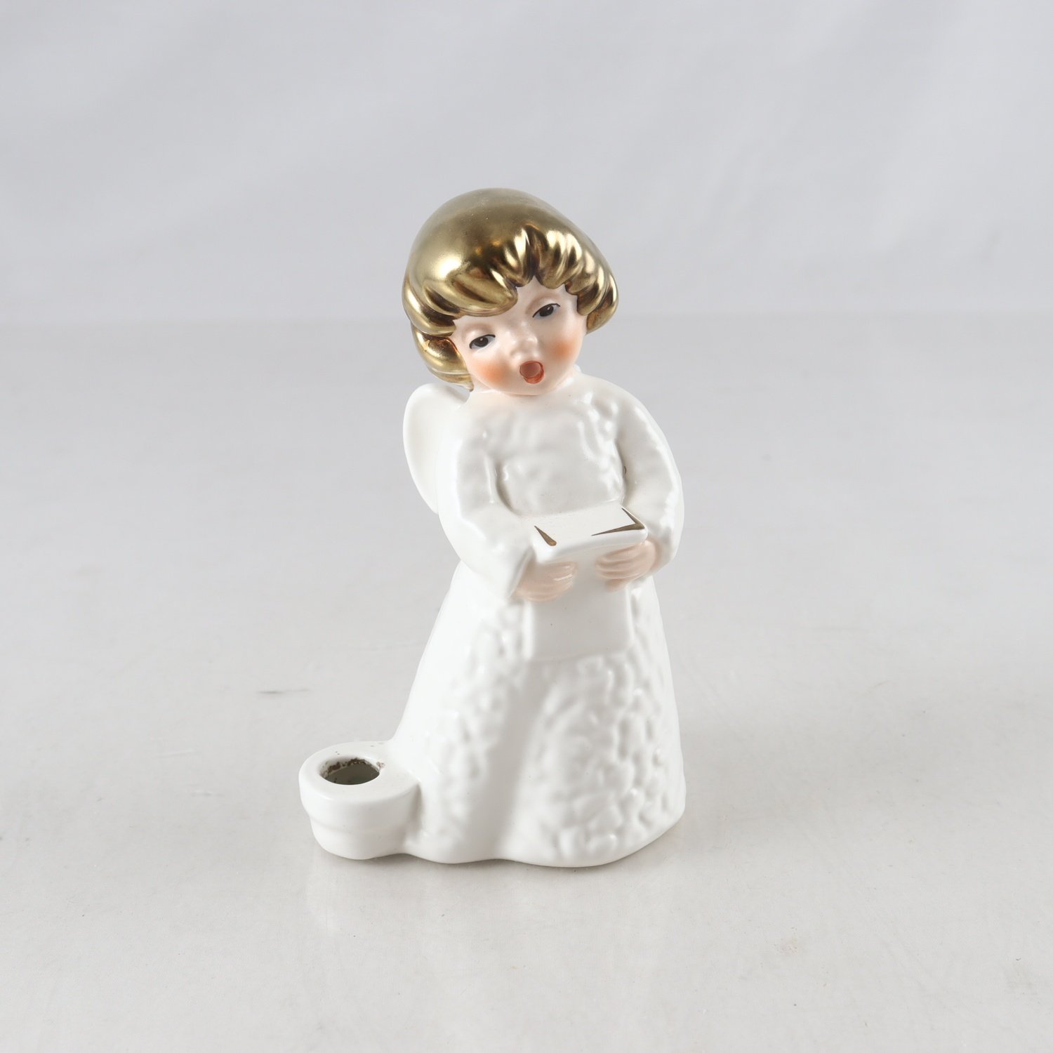 Ljusstake, Goebel, ”Ängel”, Germany, porslin.