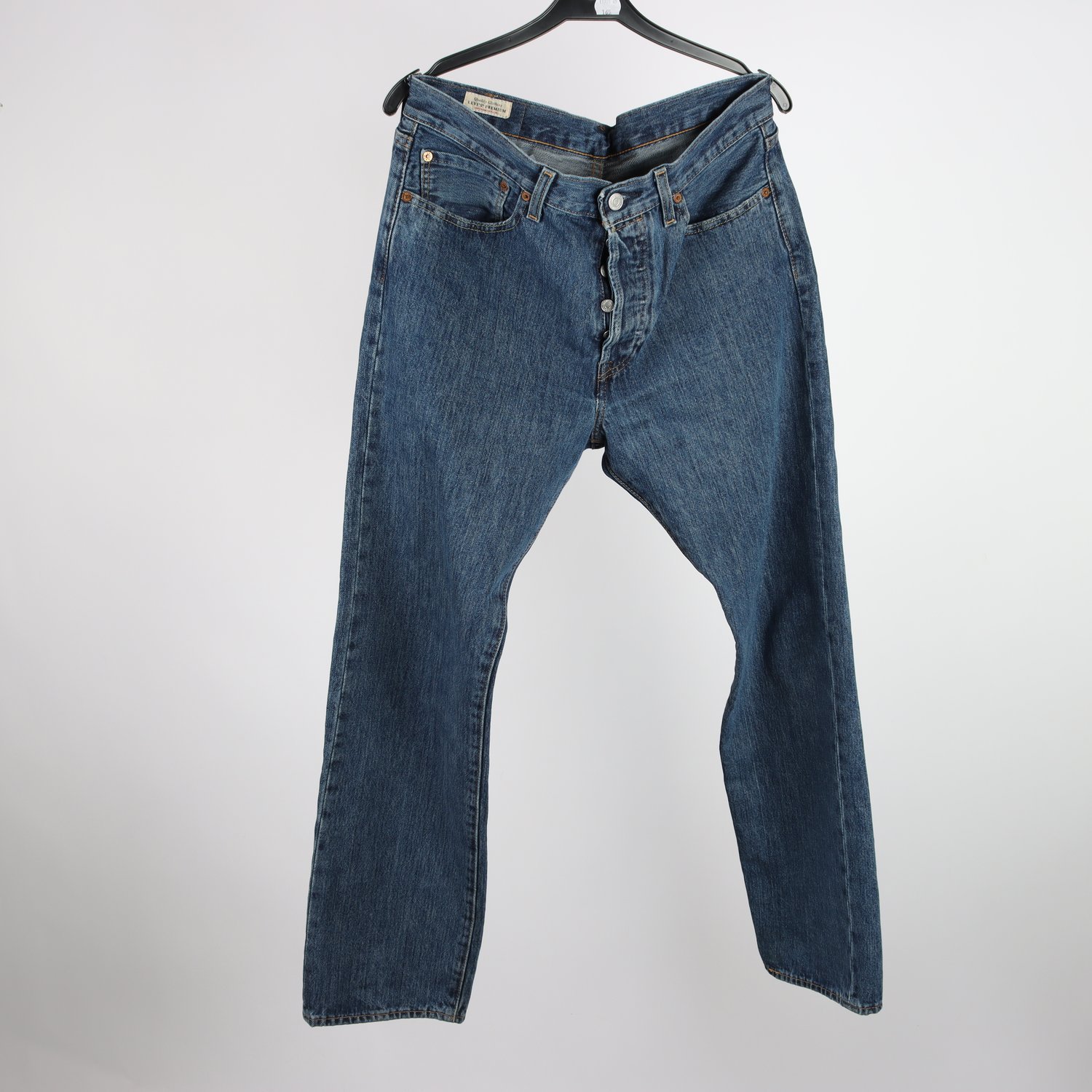 Jeans, Levis, 501, blå, stl. W32 L32