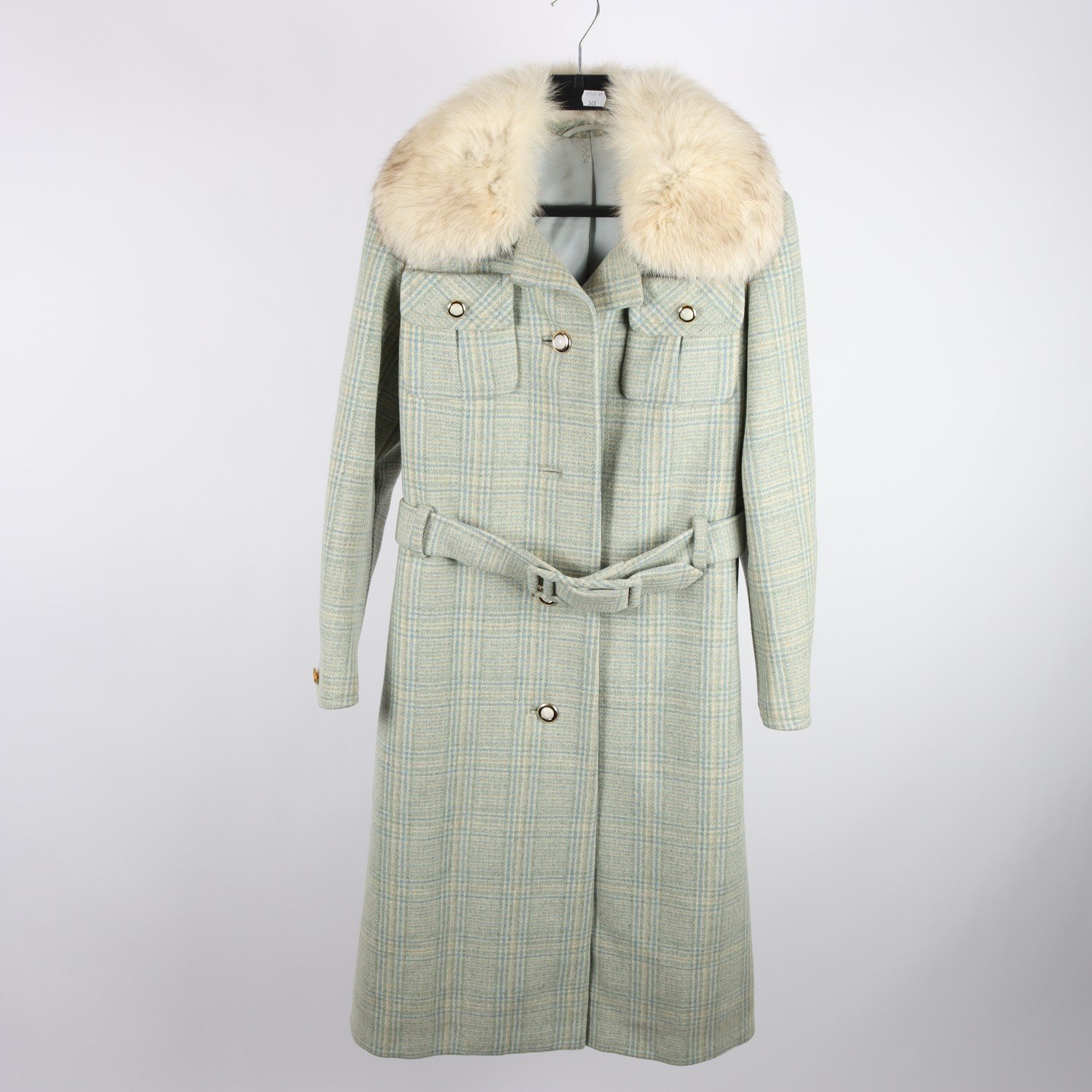 Kappa, Okänt, blå, mönstrad, stl. (S)