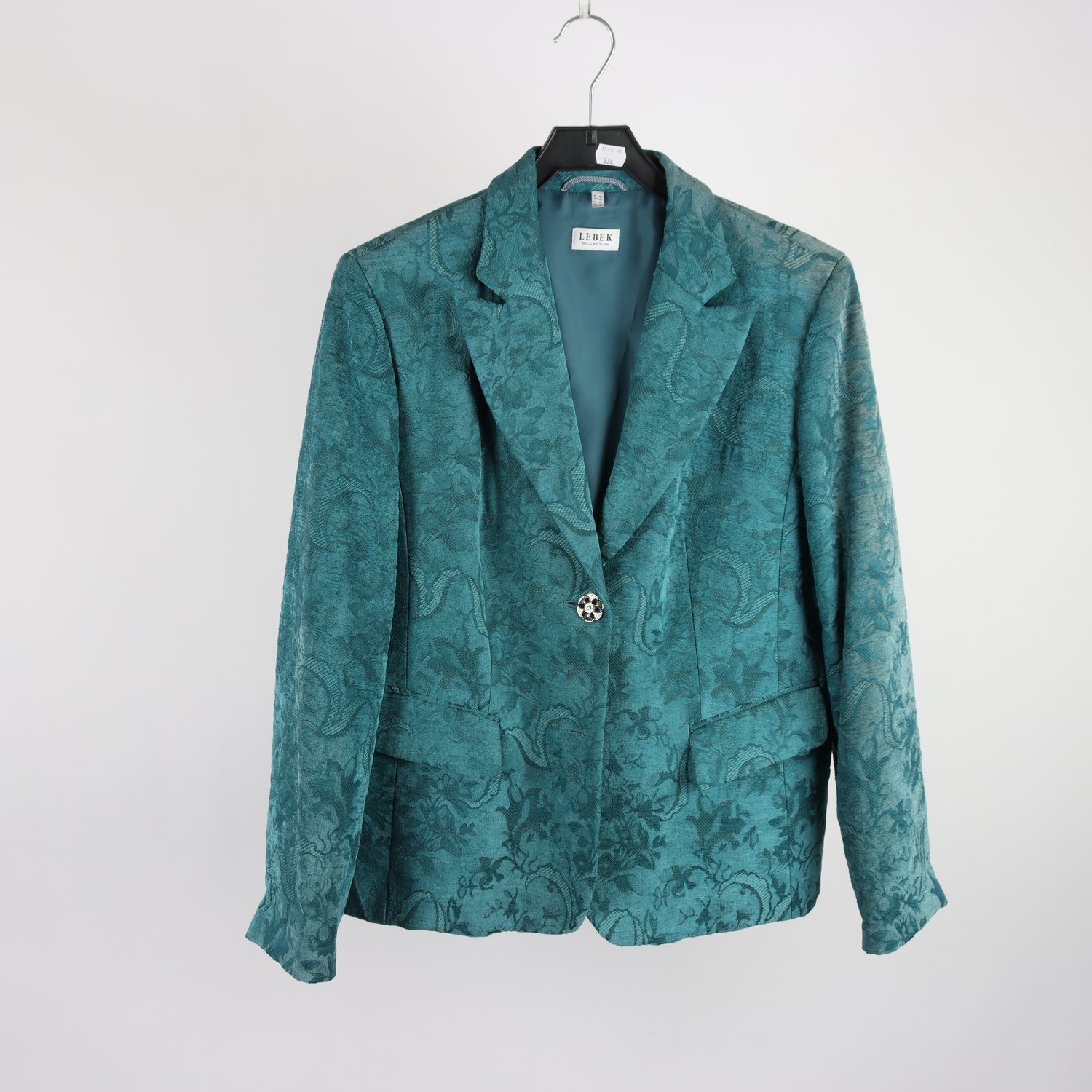 kavaj, Lebek, blå, mönstrad, stl. 42