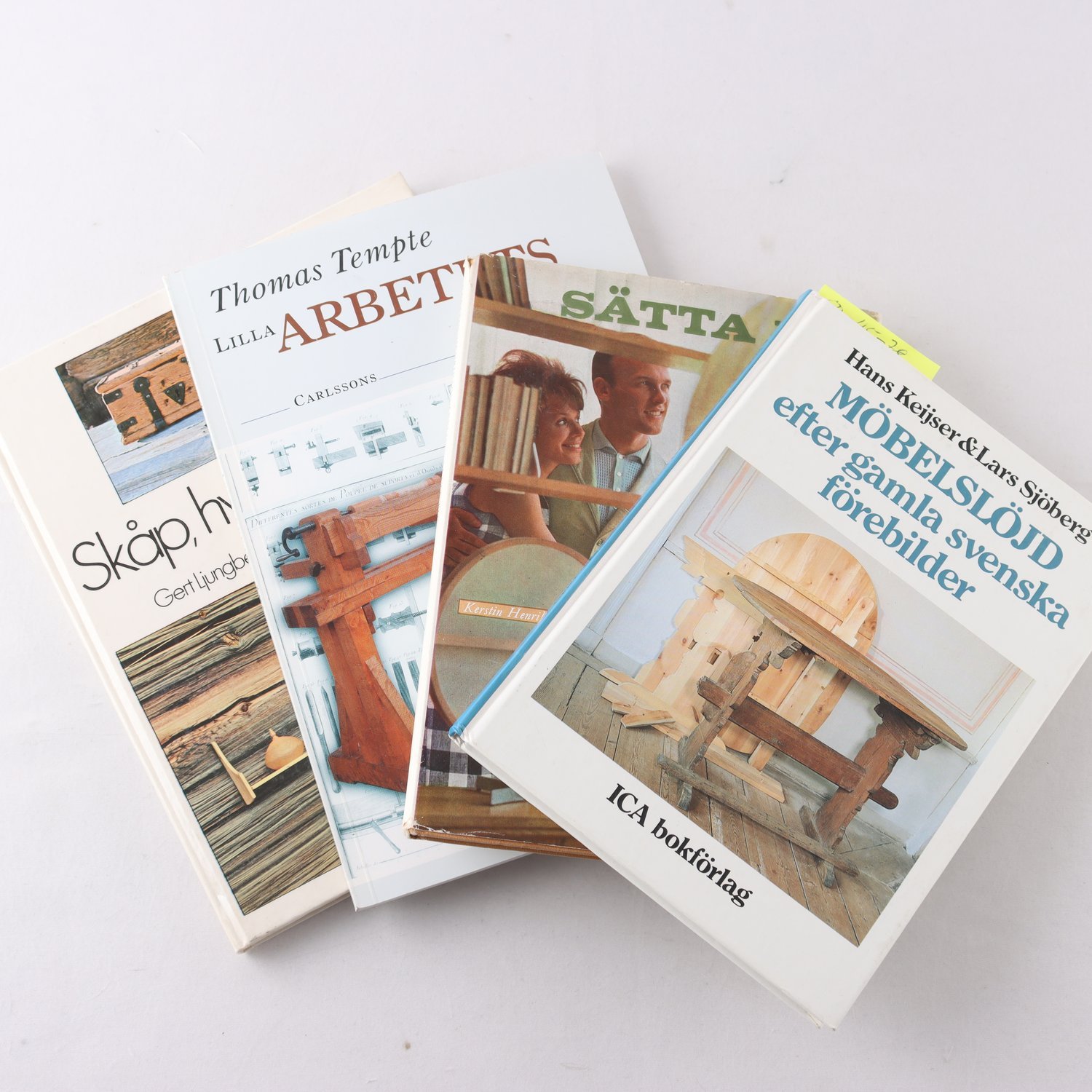 Möbelslöjd, bokpaket med 4 volymer