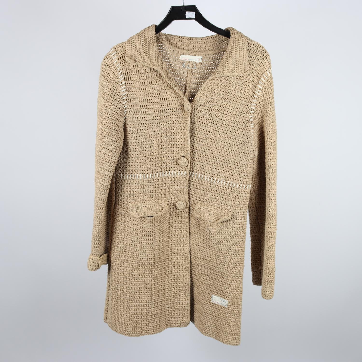 Stickad långkofta, Odd Molly, beige, stl.2 (M)