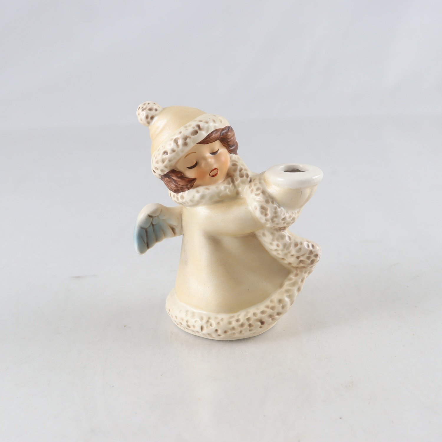 Ljusstake, Goebel, ”Weihnacht”, Ängel, Germany, porslin.