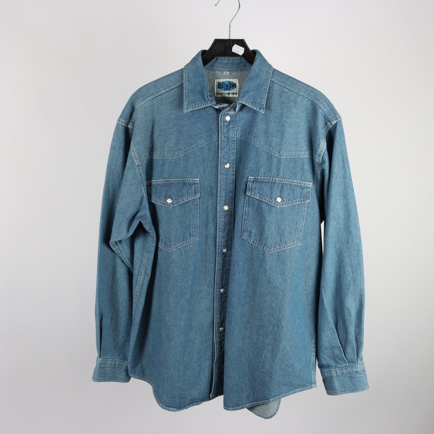 Jeansskjorta, Best in Town, blå, stl. M