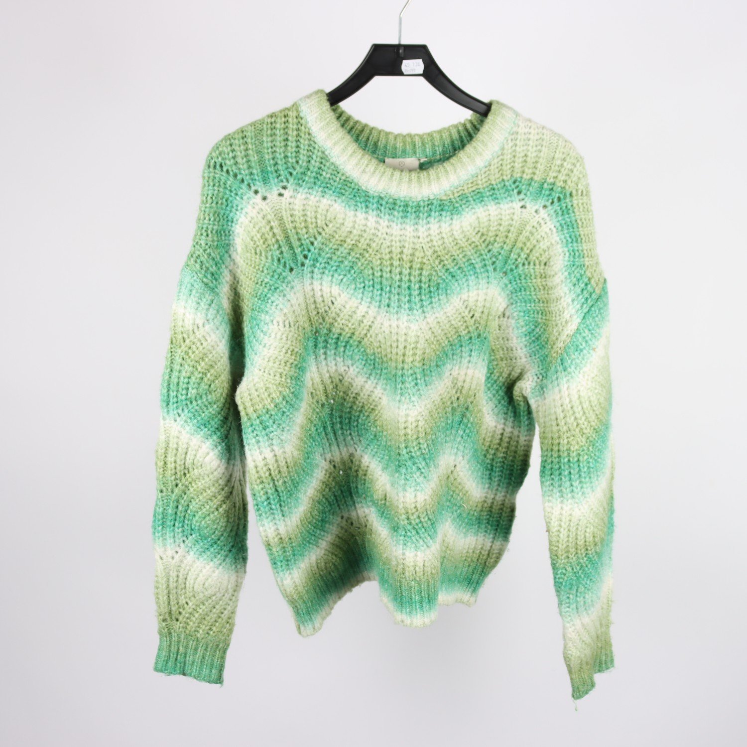 Stcikad tröja, Kaffe, stl. L