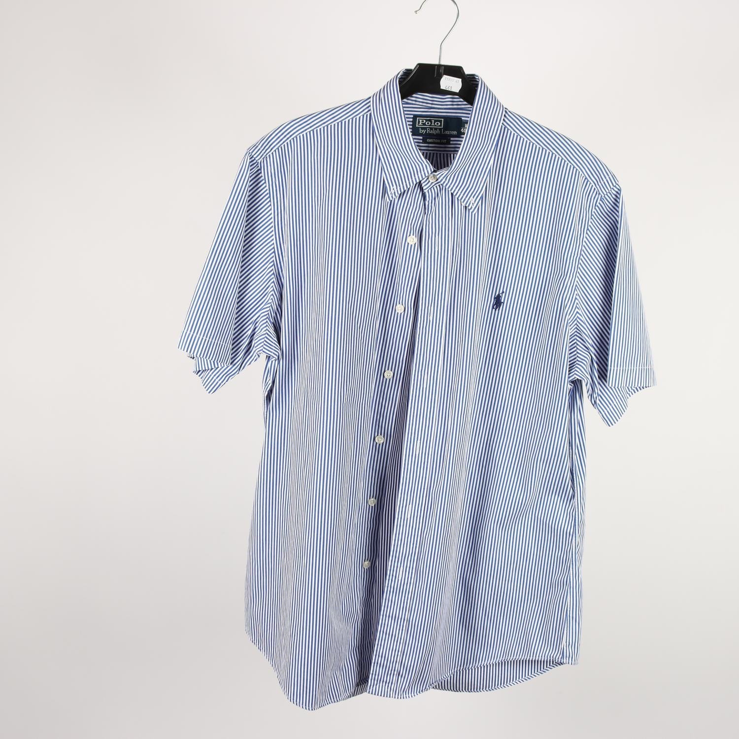 Skjorta, Polo Ralph Lauren, blå, vit, randig, stl. 40/41 (M/L)